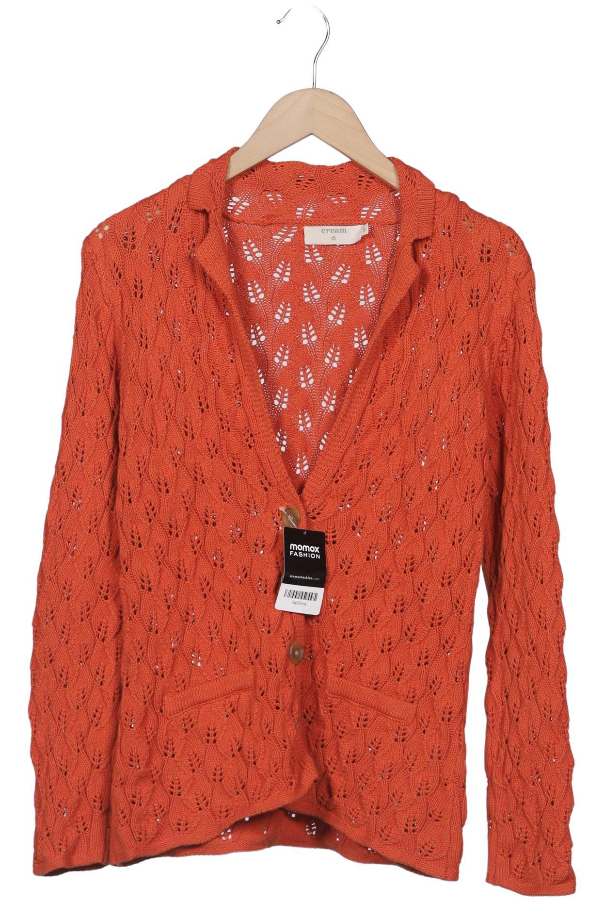 

Cream Damen Strickjacke, orange, Gr. 36