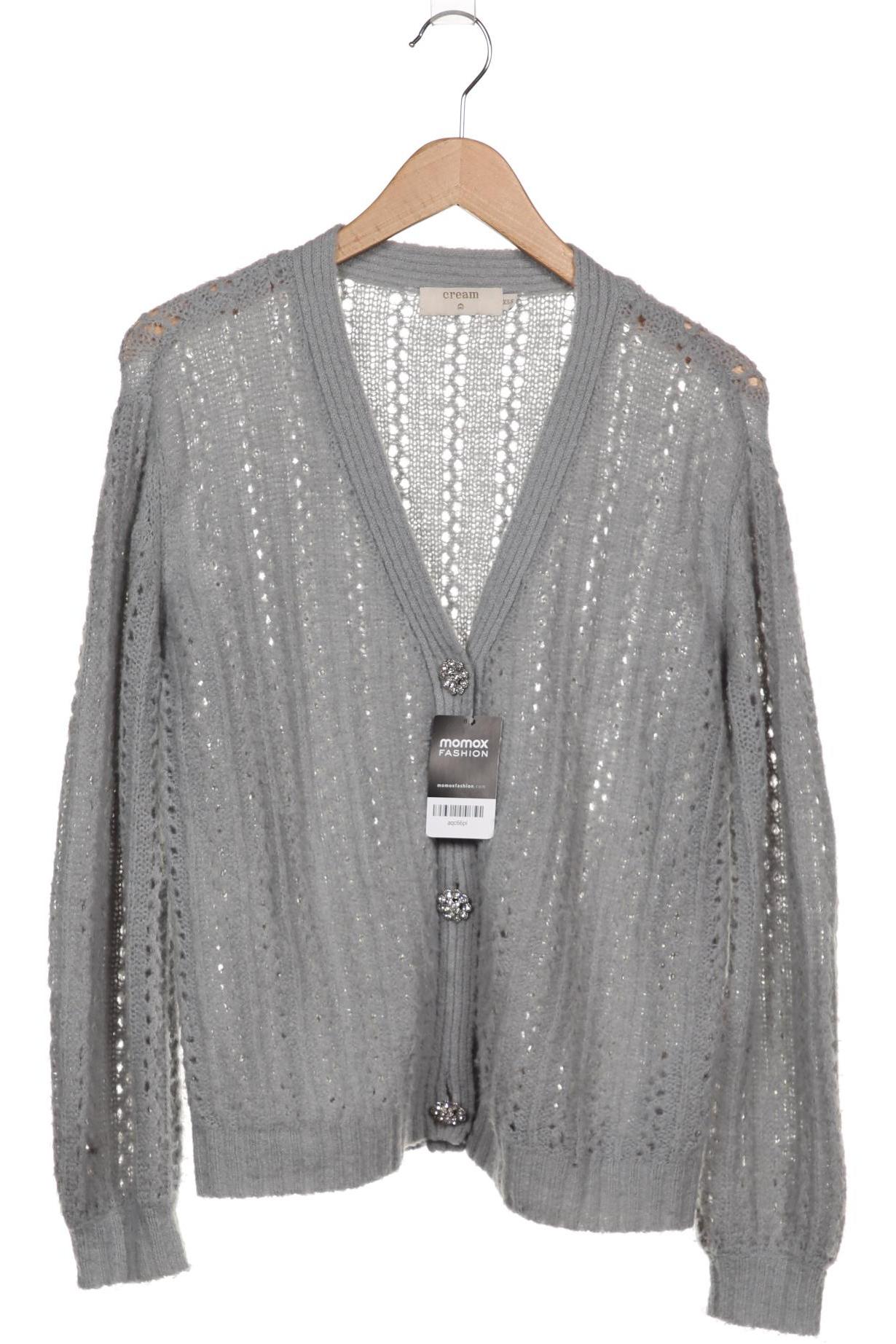 

Cream Damen Strickjacke, grau