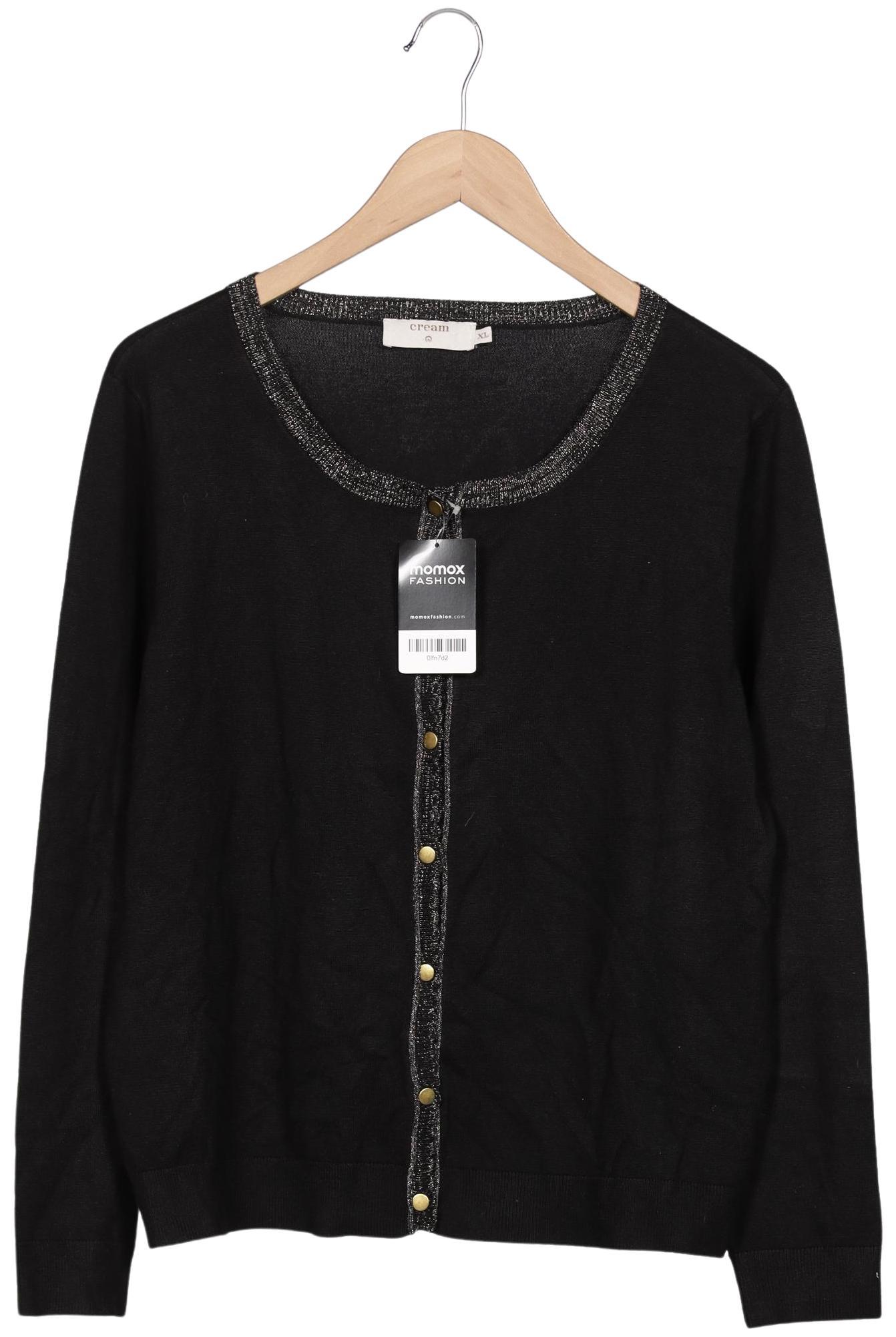 

Cream Damen Strickjacke, schwarz, Gr. 44