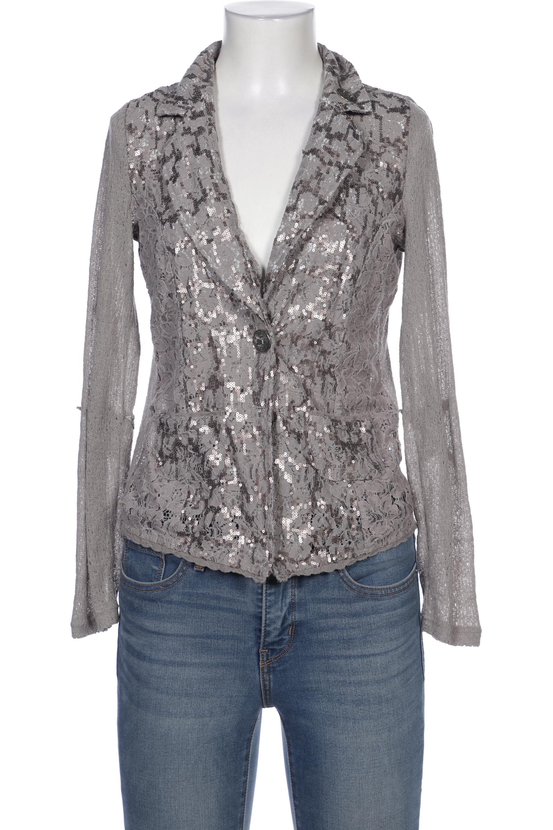 

Cream Damen Strickjacke, grau, Gr. 34