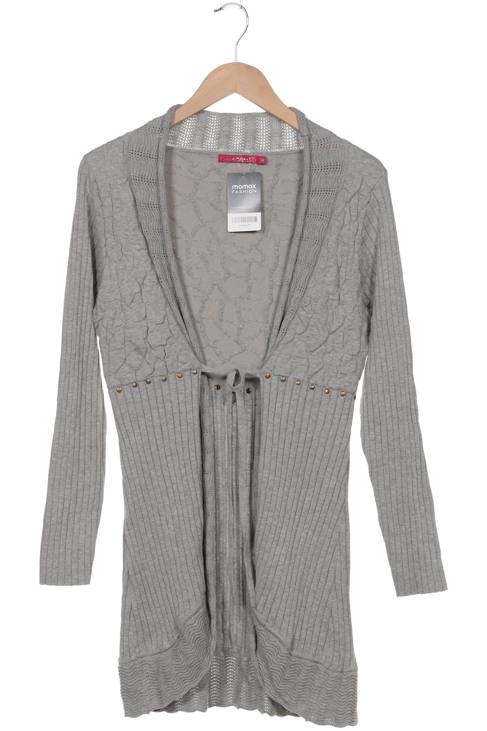 

Cream Damen Strickjacke, grau, Gr. 38