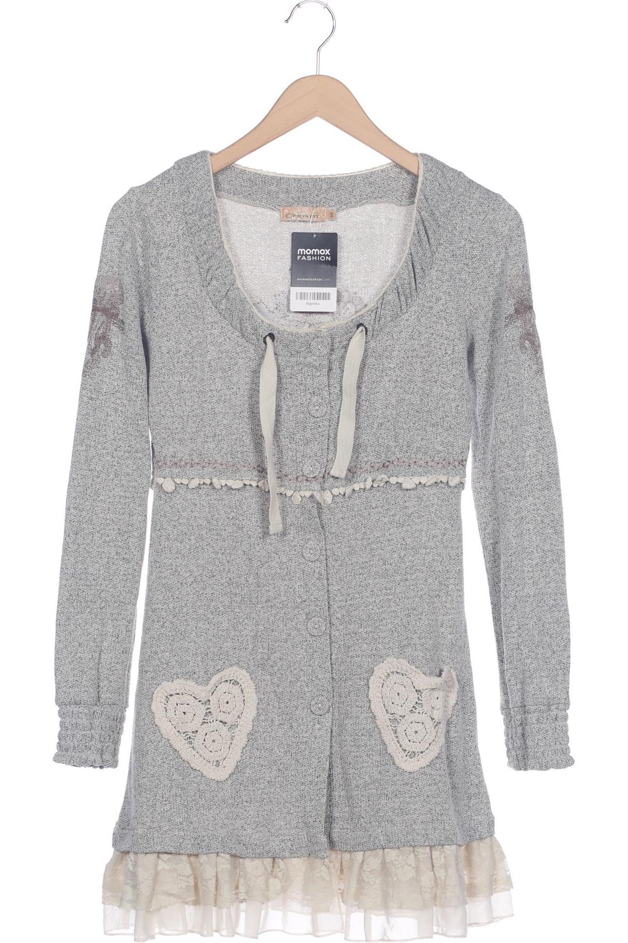 

Cream Damen Strickjacke, grau