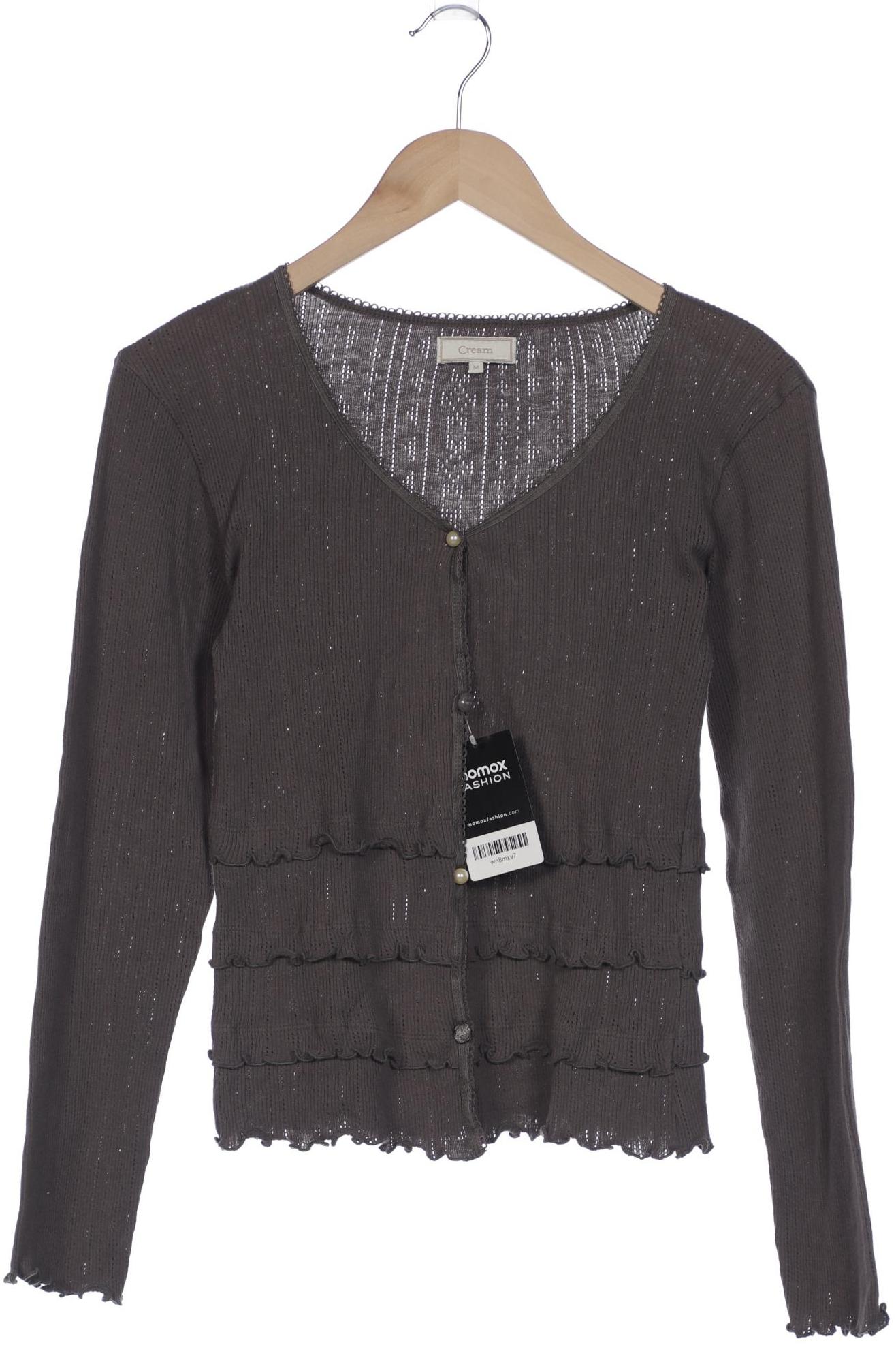 

Cream Damen Strickjacke, grau