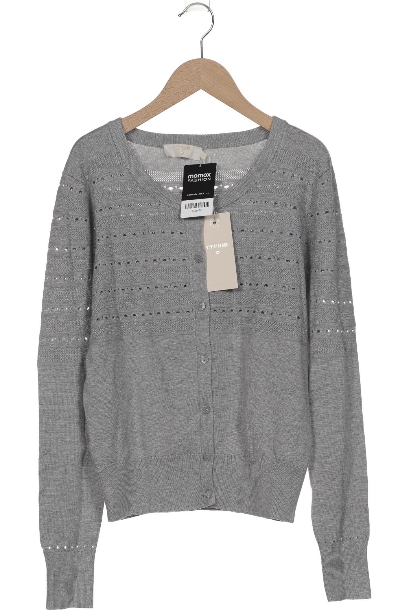 

Cream Damen Strickjacke, grau, Gr. 38