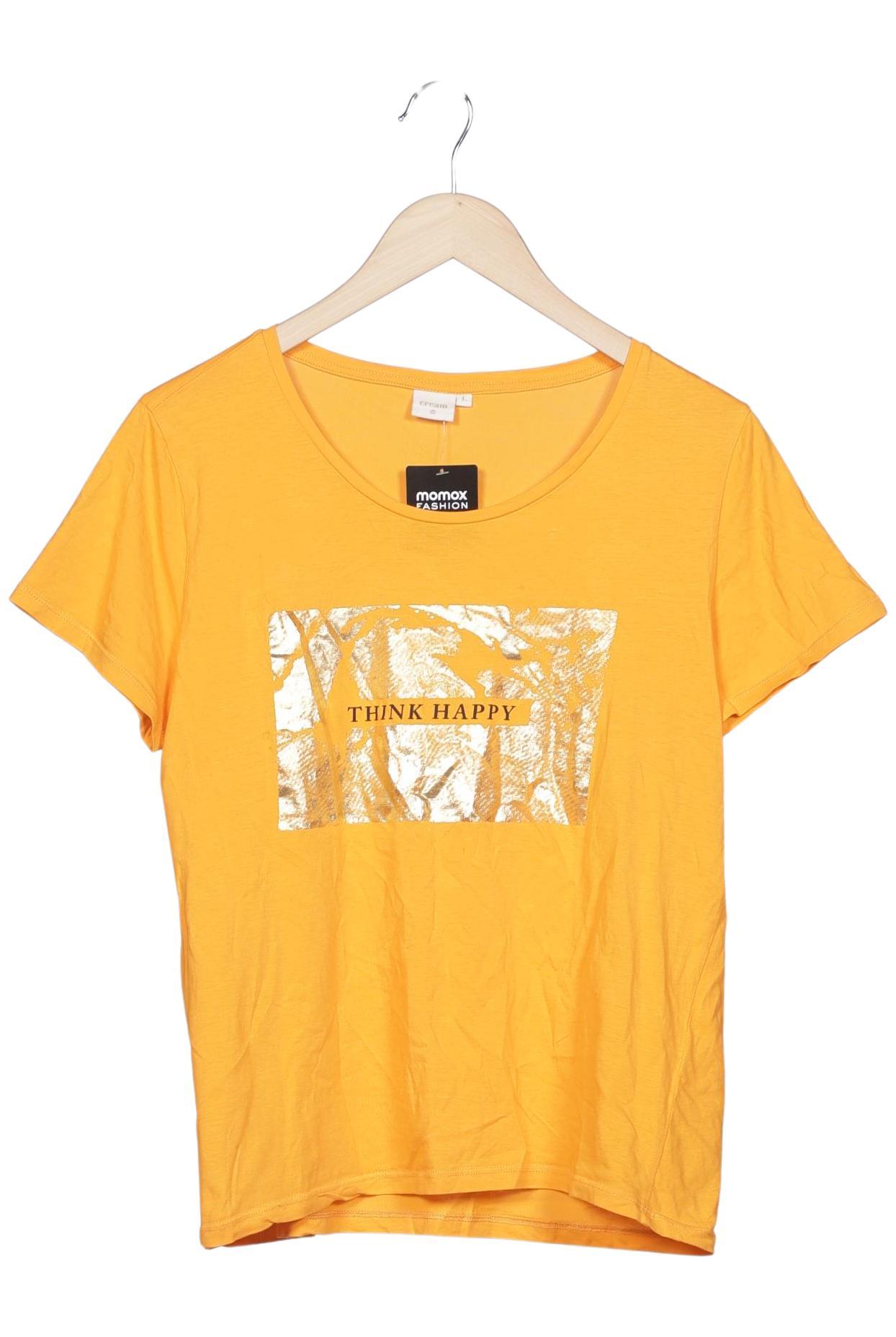 

Cream Damen T-Shirt, gelb, Gr. 42