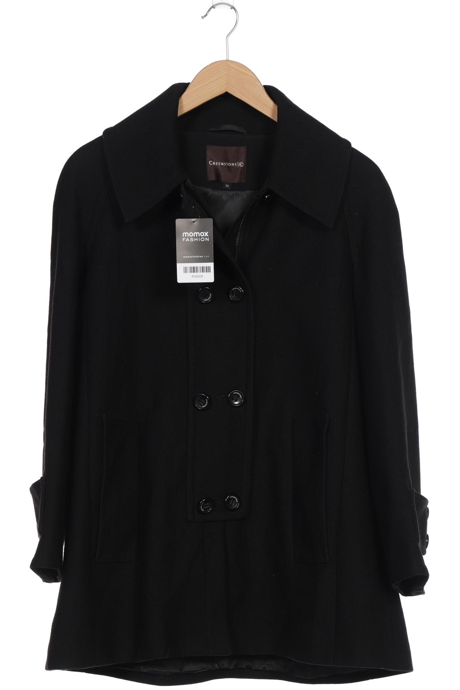 

Creenstone Damen Mantel, schwarz, Gr. 36