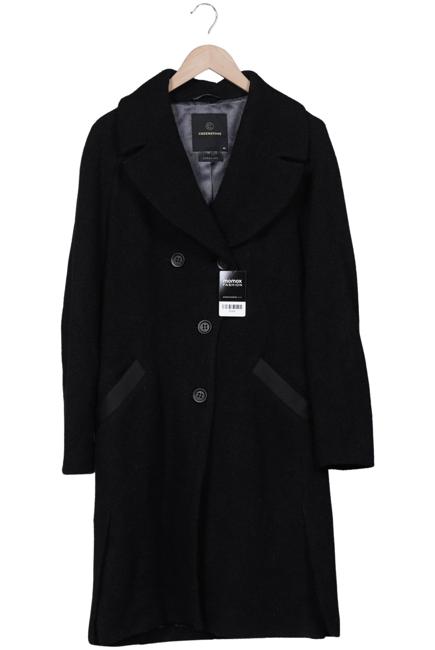 

Creenstone Damen Mantel, schwarz, Gr. 40