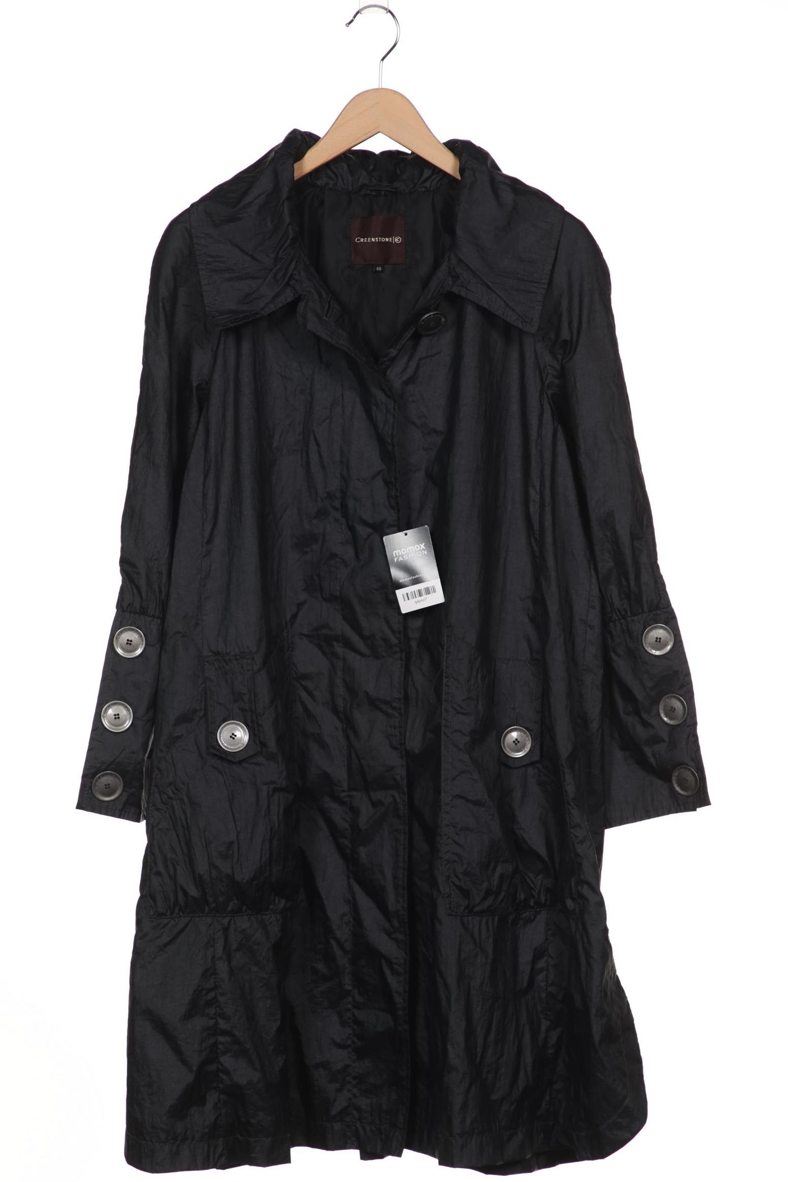 

Creenstone Damen Mantel, schwarz