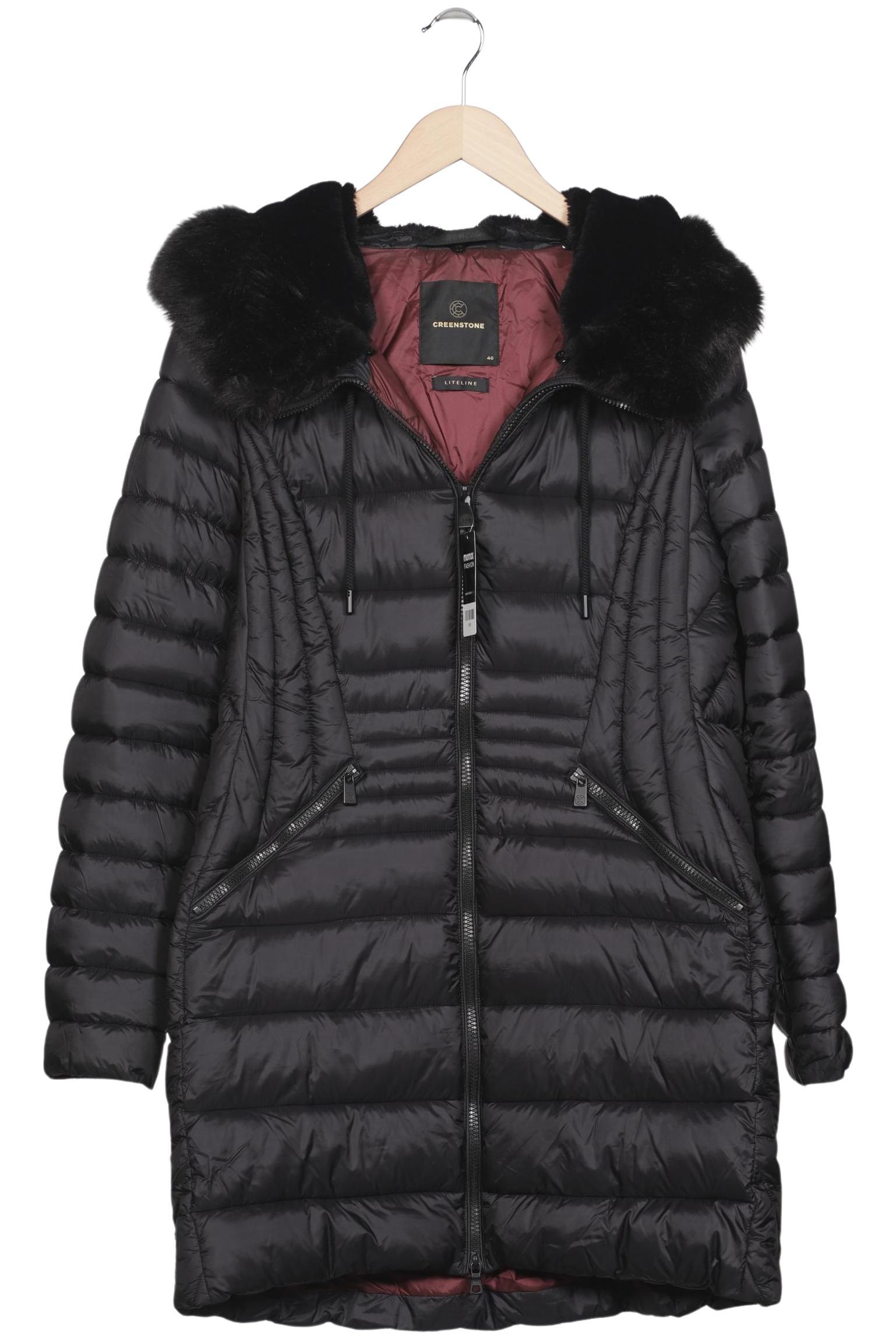 

Creenstone Damen Mantel, schwarz, Gr. 40