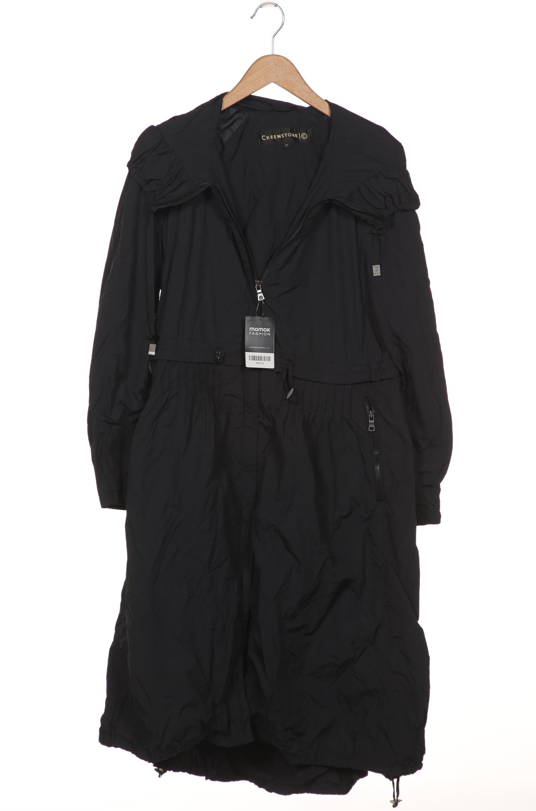 

Creenstone Damen Mantel, schwarz