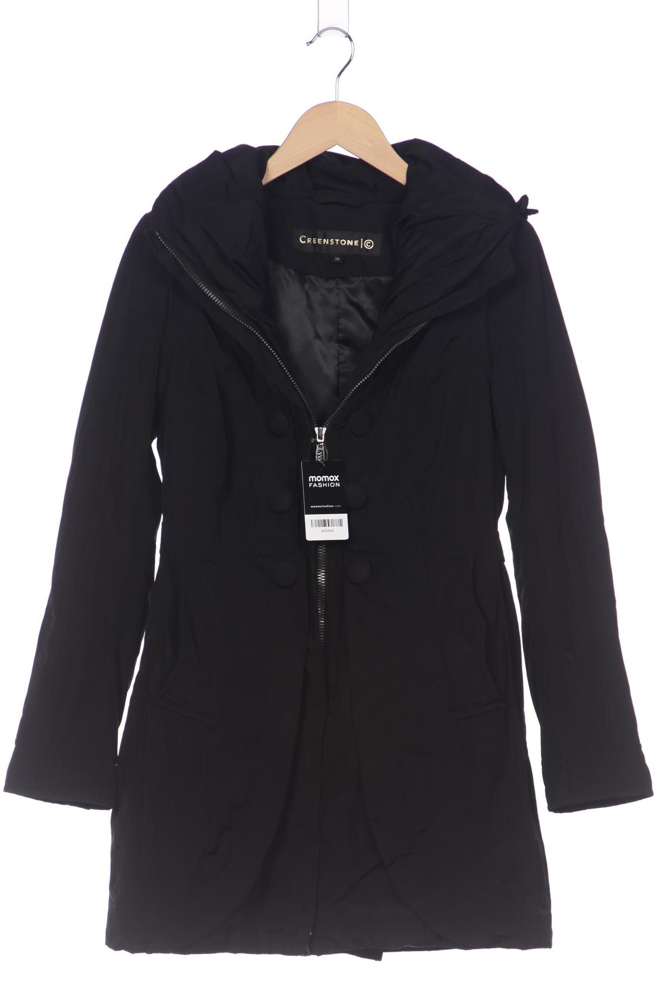 

Creenstone Damen Mantel, schwarz, Gr. 36