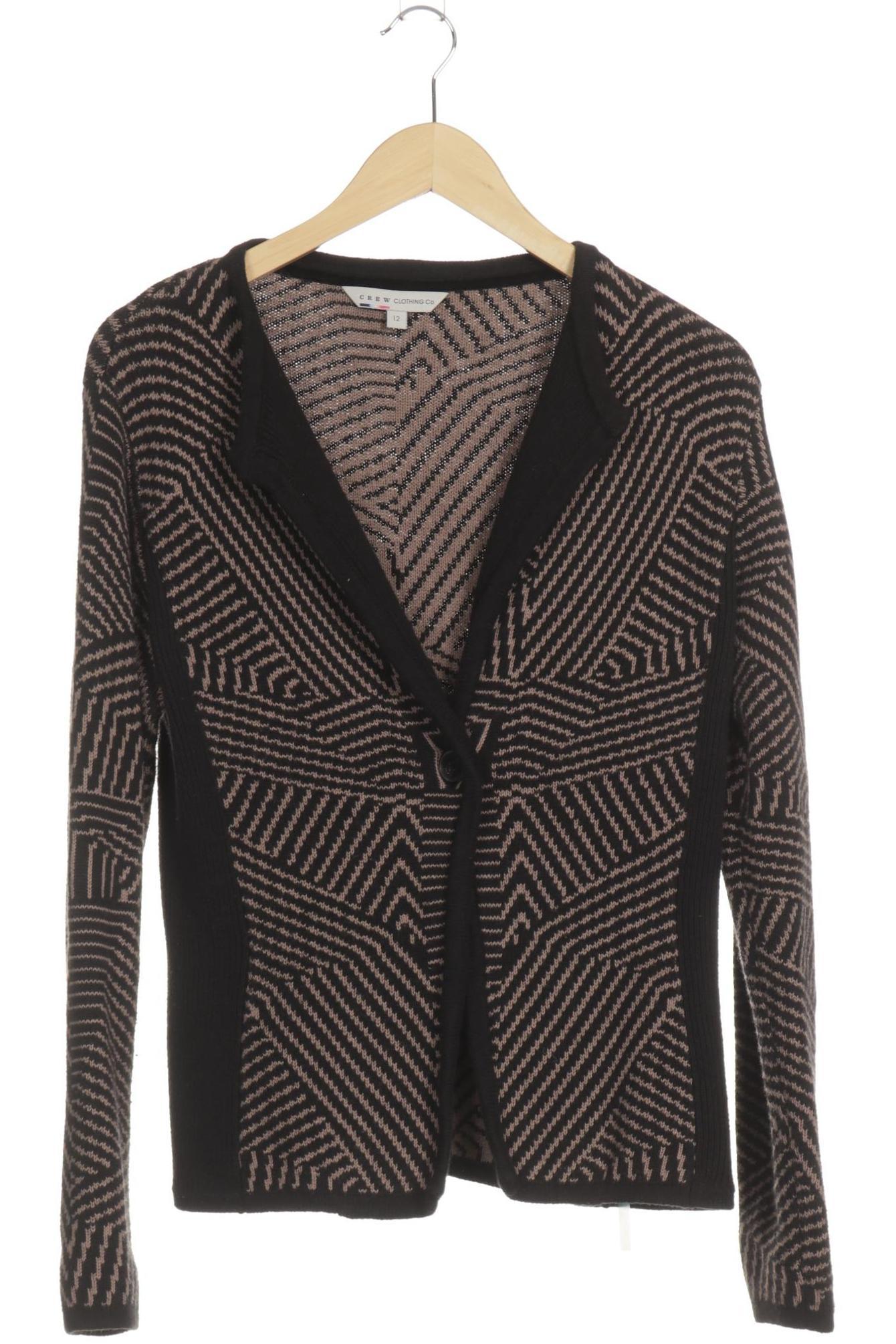 

Crew Clothing Damen Strickjacke, schwarz, Gr.