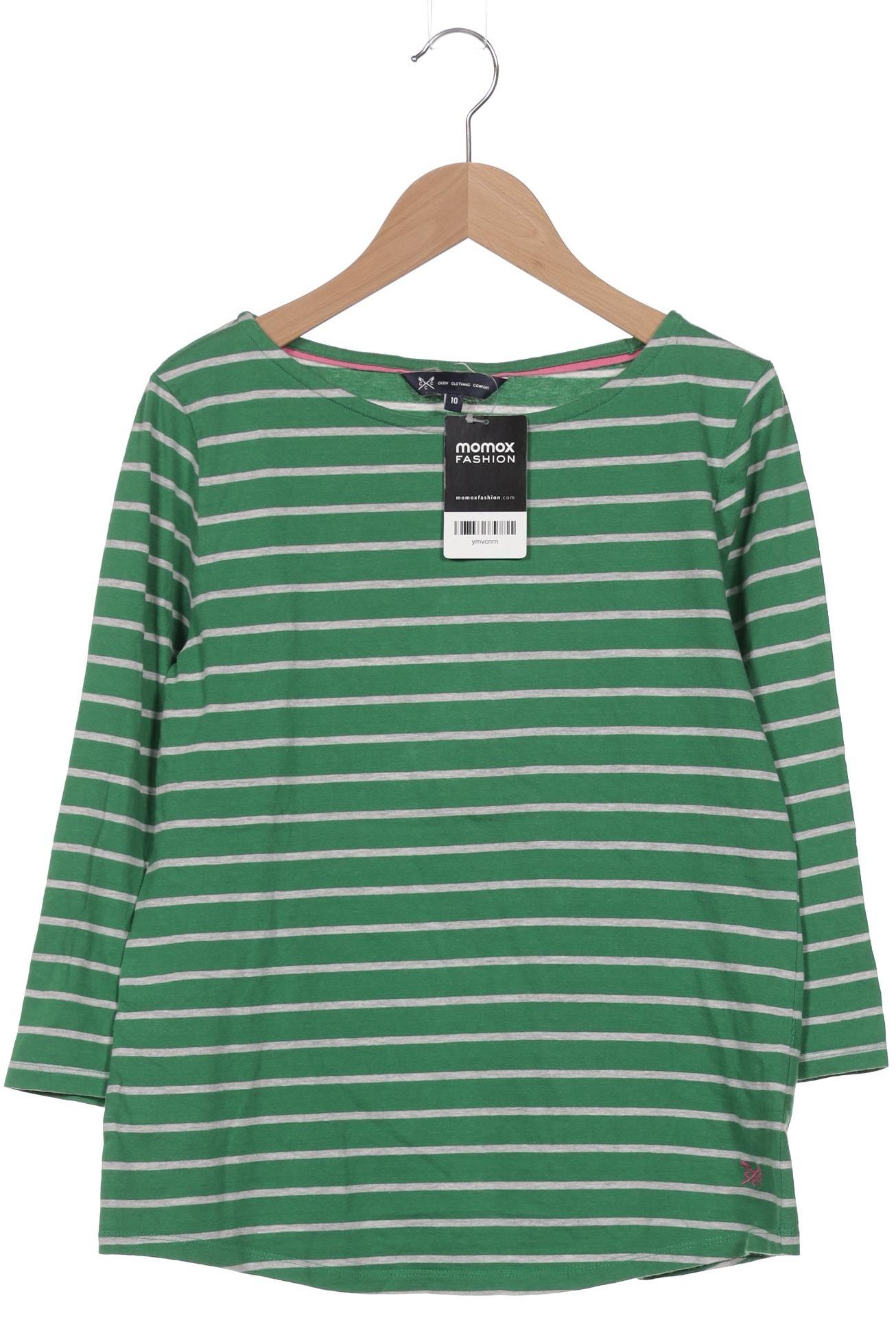 

Crew Clothing Company Damen Langarmshirt, grün, Gr. 10