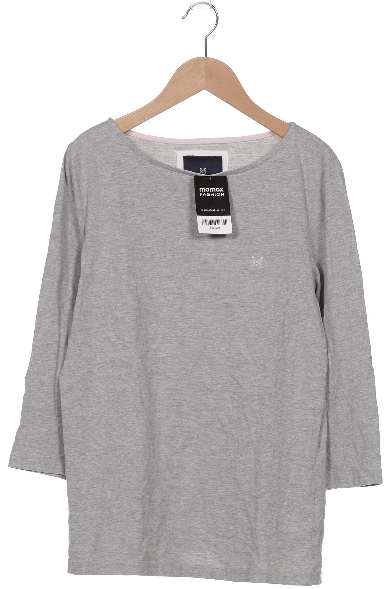 

Crew Clothing Company Damen Langarmshirt, grau, Gr. 14