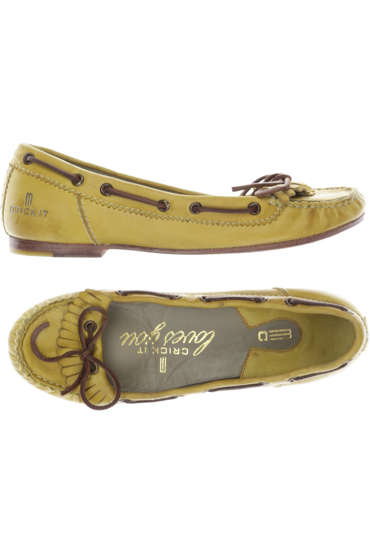 

Crick IT Damen Ballerinas, gelb, Gr. 38