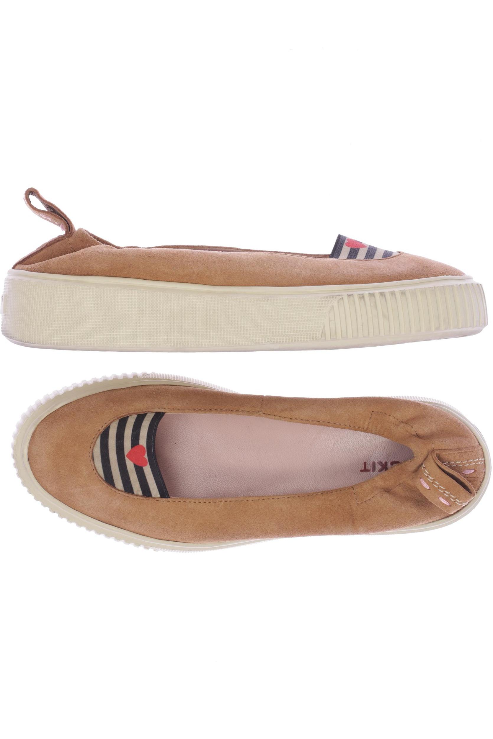 

Crick IT Damen Ballerinas, braun, Gr. 37