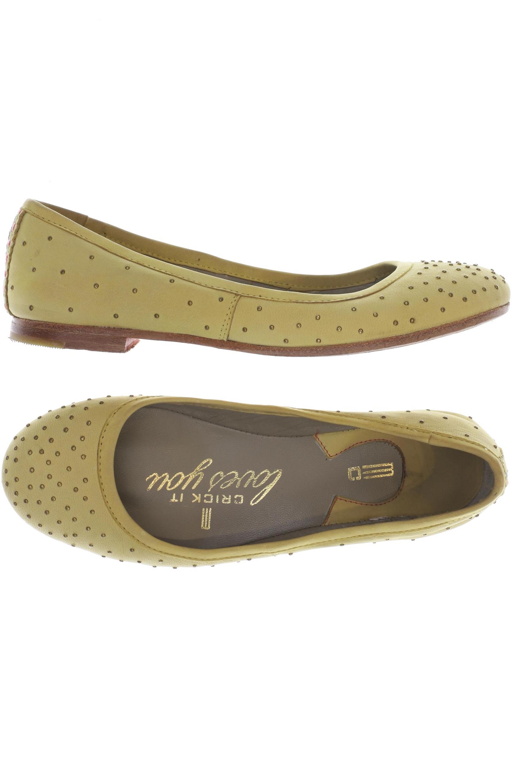

Crick IT Damen Ballerinas, gelb, Gr. 38