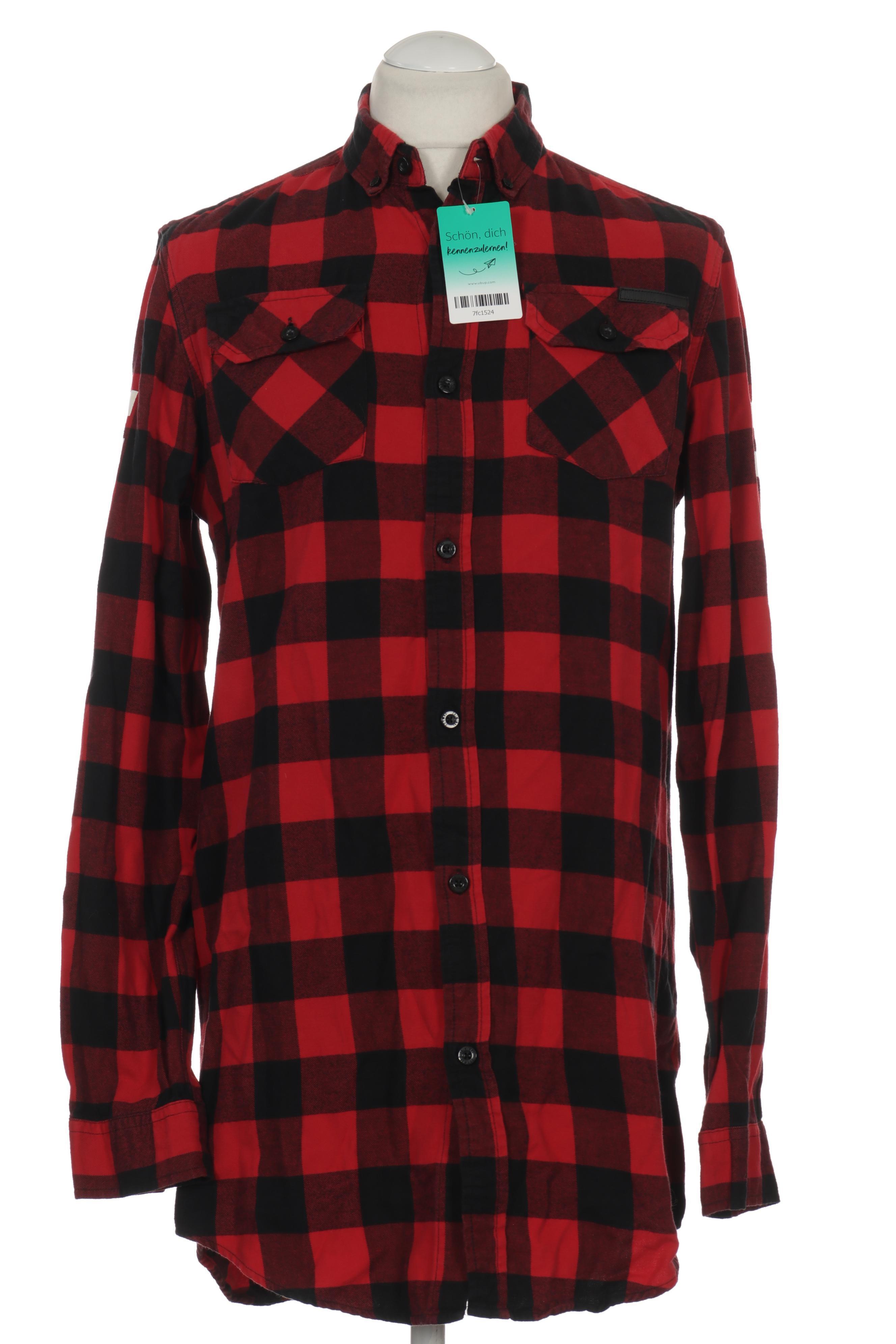 

Criminal Damage Herren Hemd, rot, Gr.