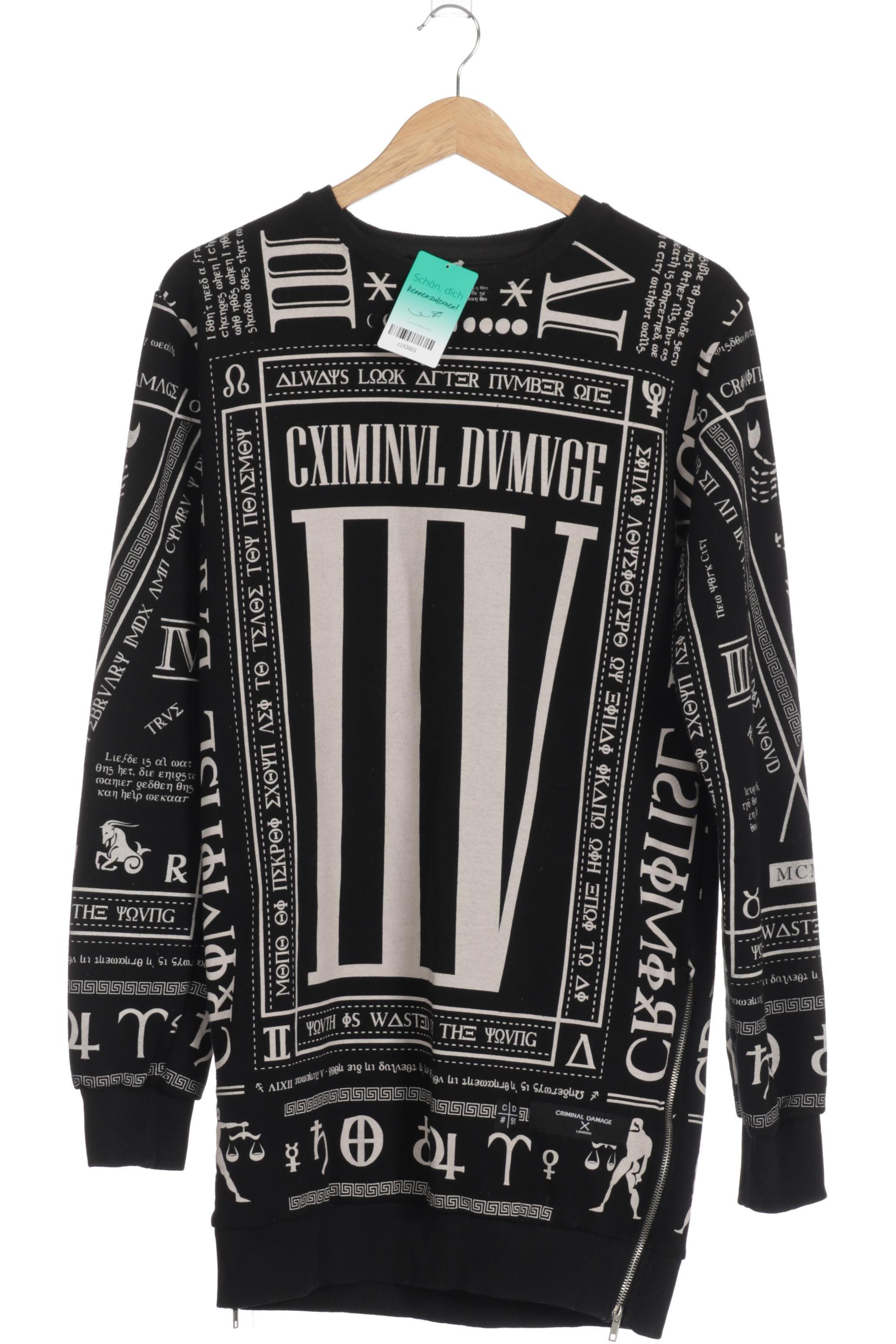 

Criminal Damage Herren Sweatshirt, schwarz, Gr.