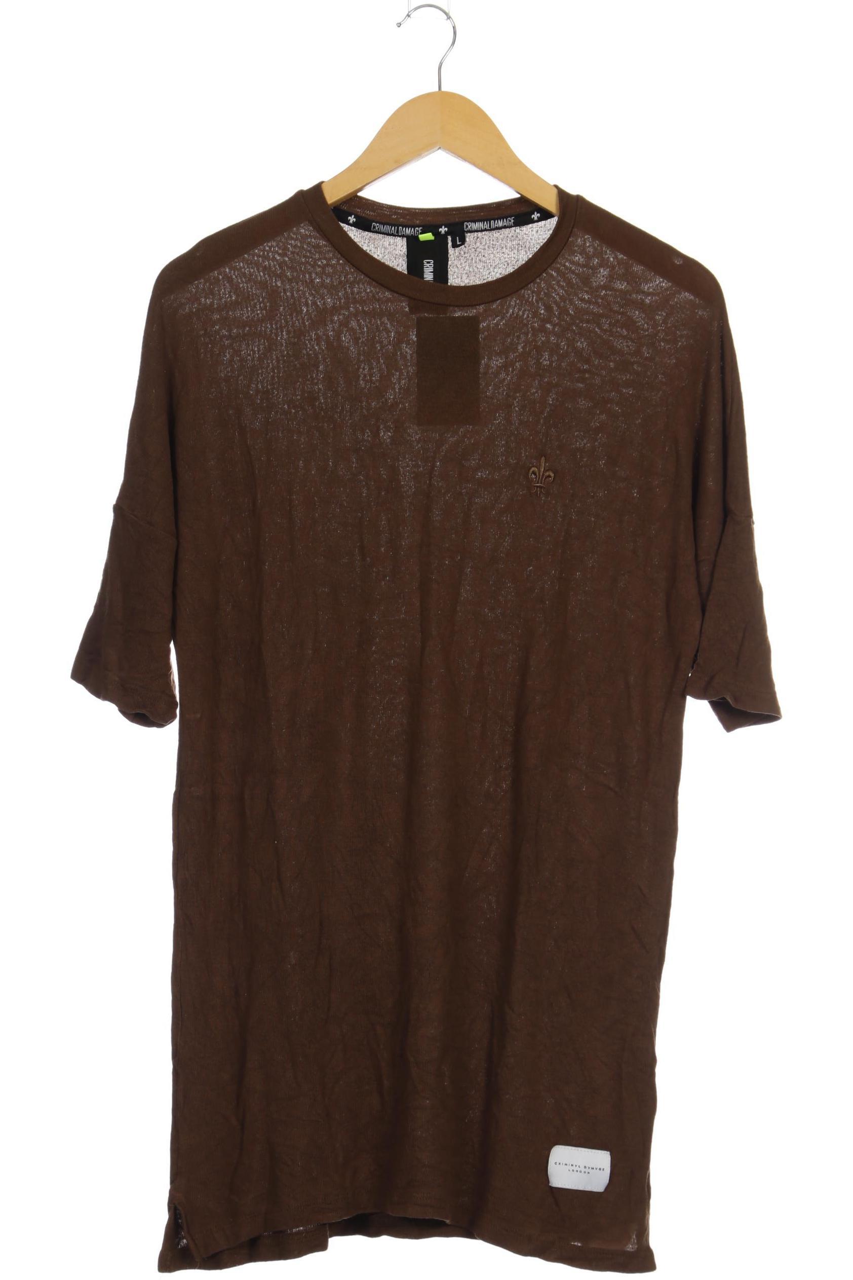 Thumbnail - Criminal Damage Herren T-Shirt, braun, Gr.