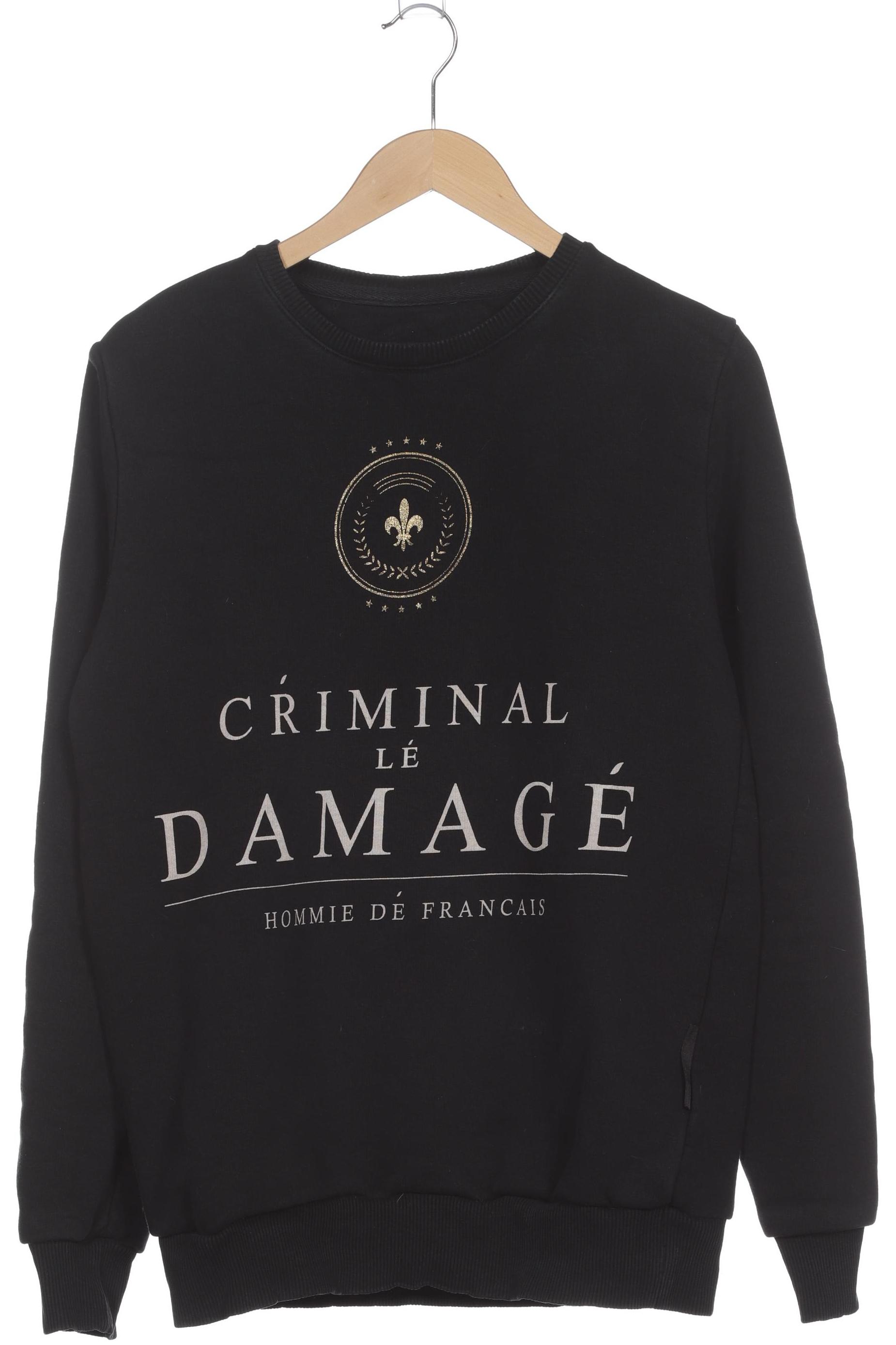 Thumbnail - Criminal Damage Damen Sweatshirt, schwarz, Gr. 42