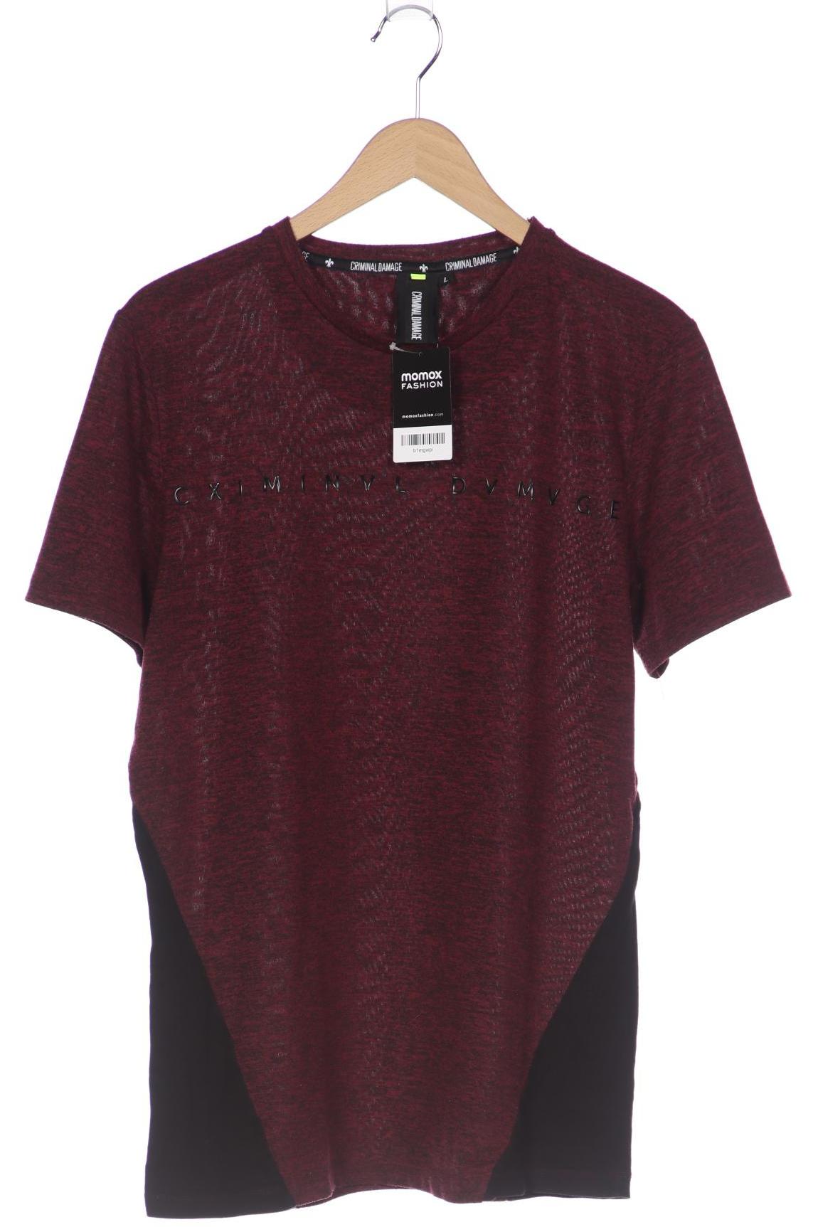 

Criminal Damage Herren T-Shirt, bordeaux, Gr. 52