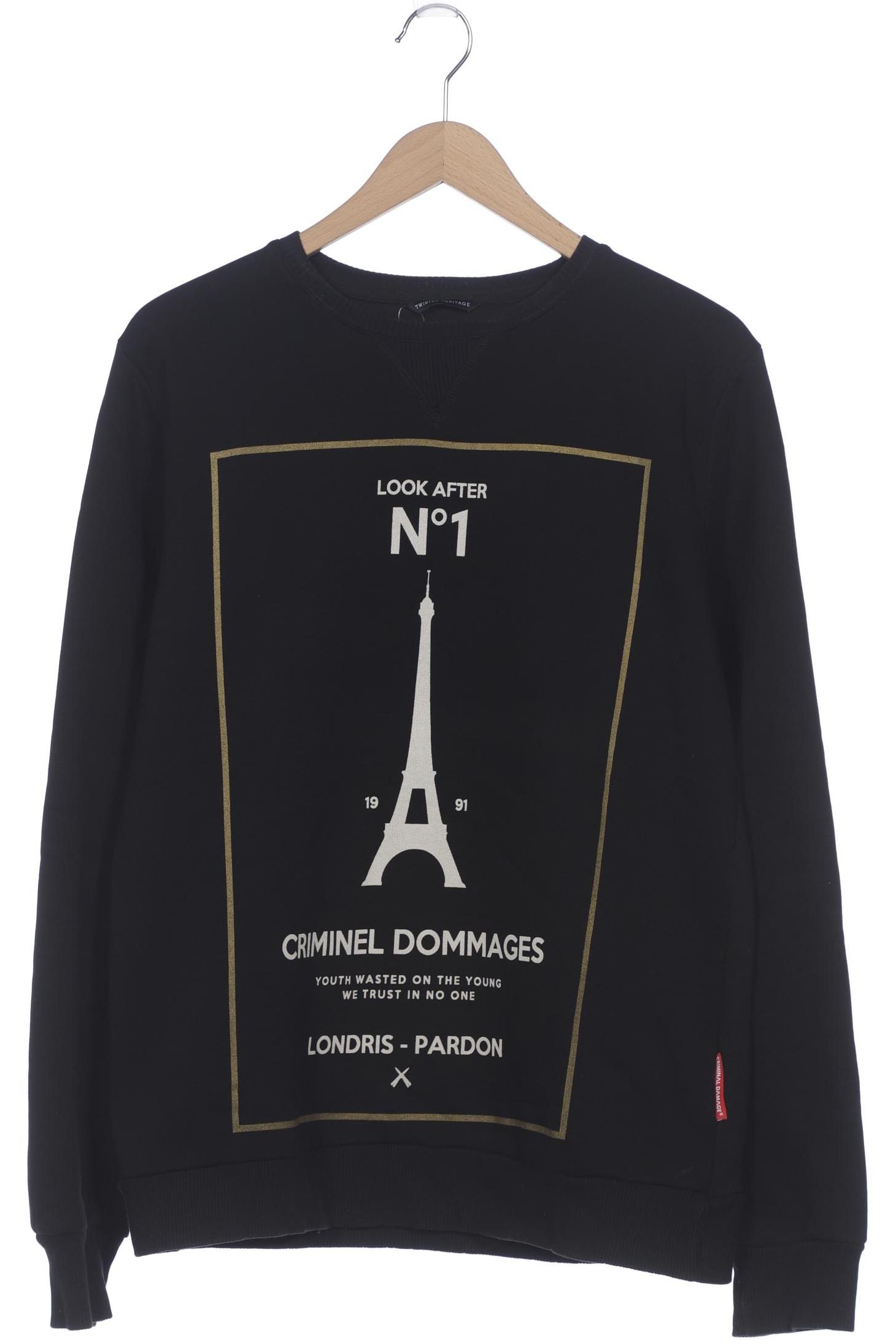 

Criminal Damage Herren Sweatshirt, schwarz, Gr. 52
