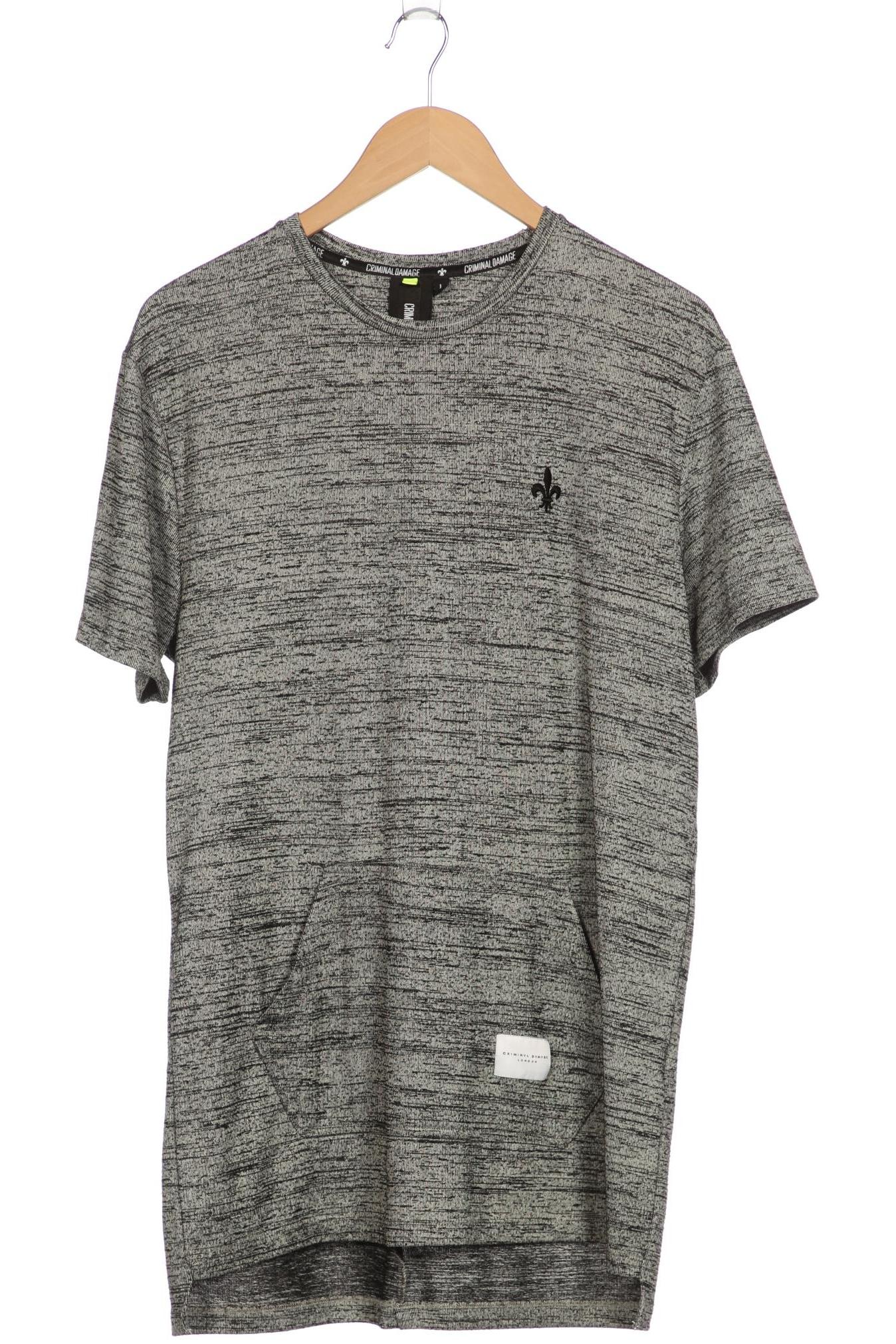 

Criminal Damage Herren T-Shirt, grau, Gr. 52