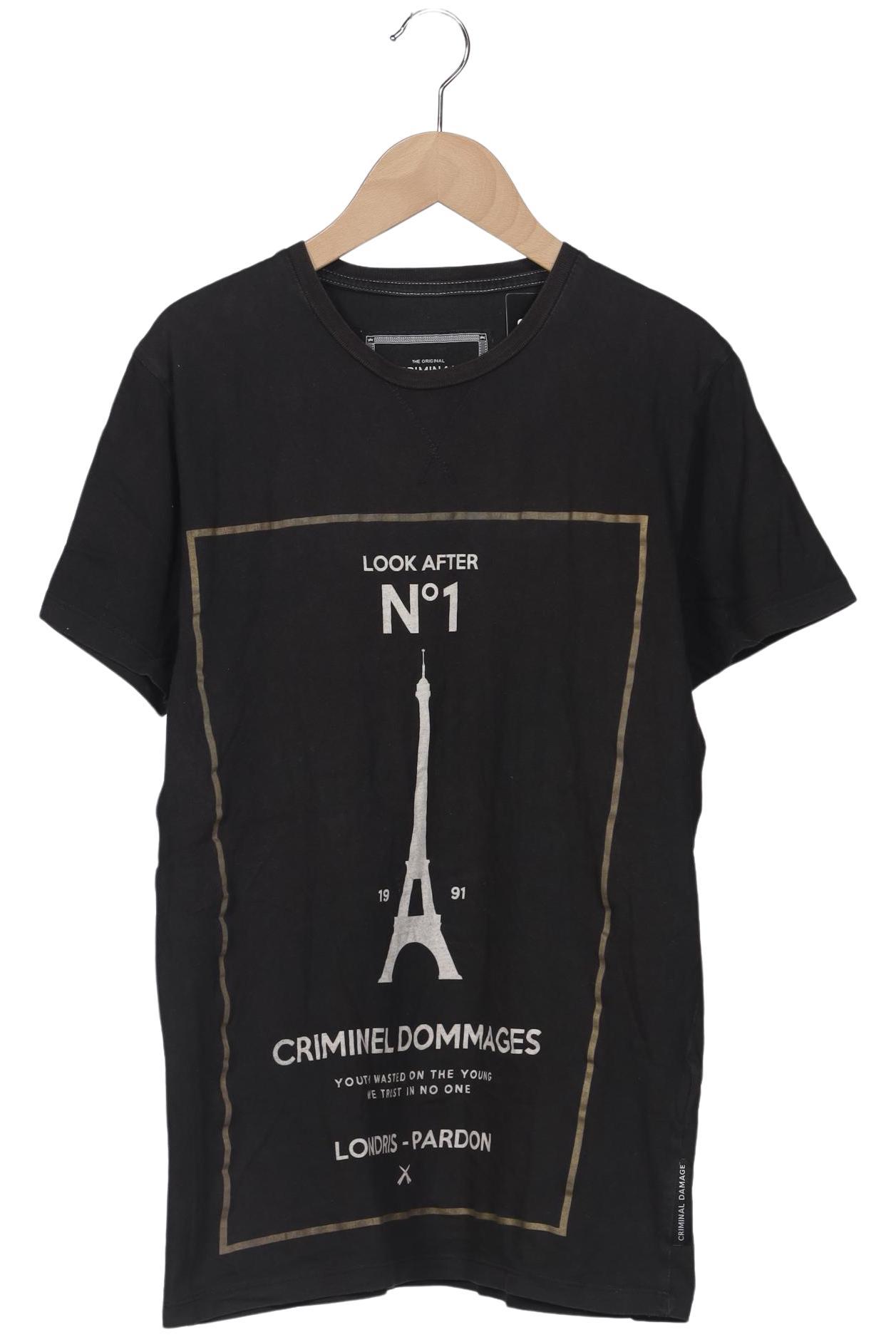 

Criminal Damage Herren T-Shirt, schwarz, Gr. 48