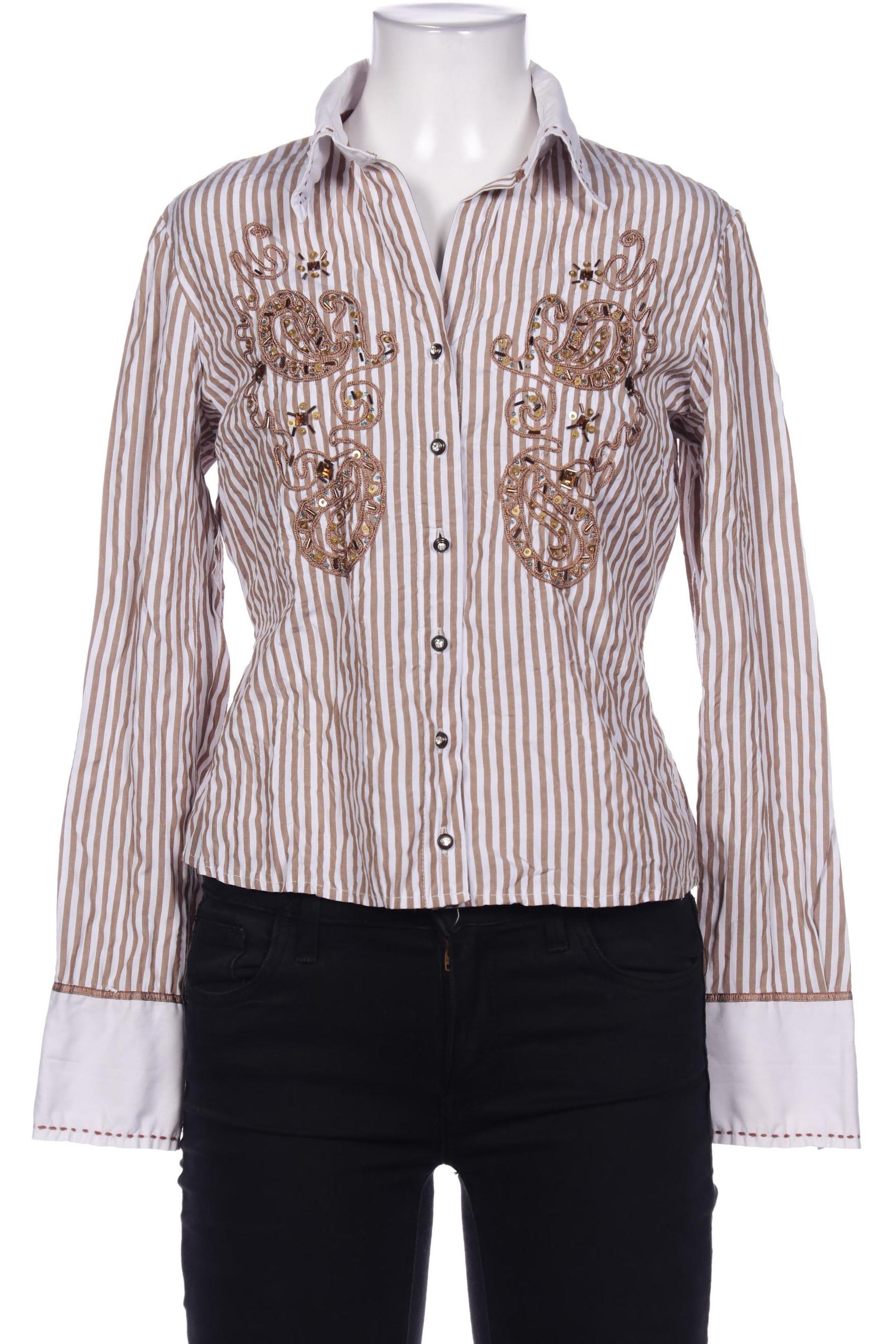 

Crisca Damen Bluse, braun, Gr. 34