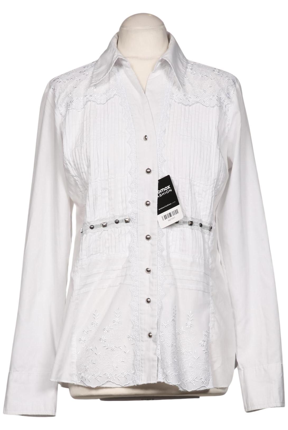 

Crisca Damen Bluse, weiß, Gr. 38