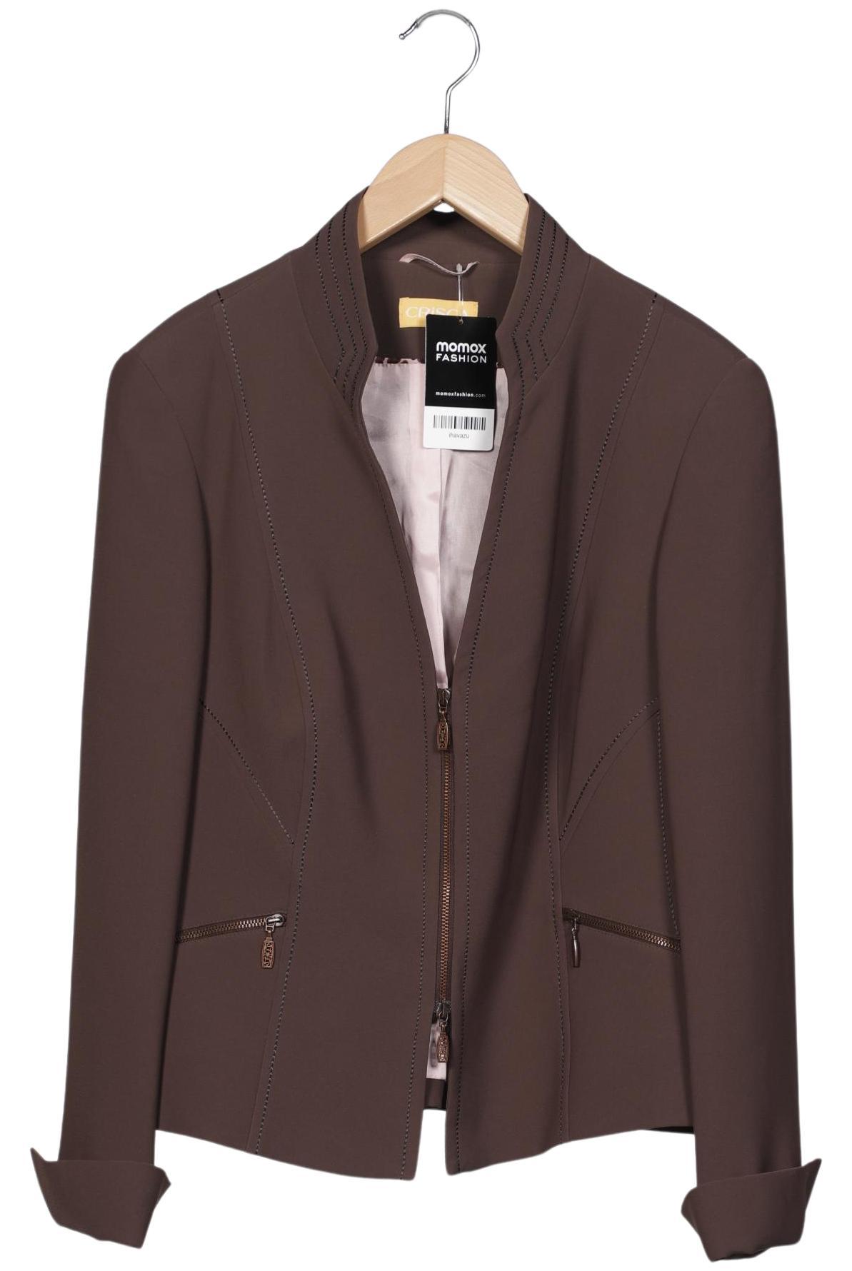 

Crisca Damen Jacke, braun, Gr. 38