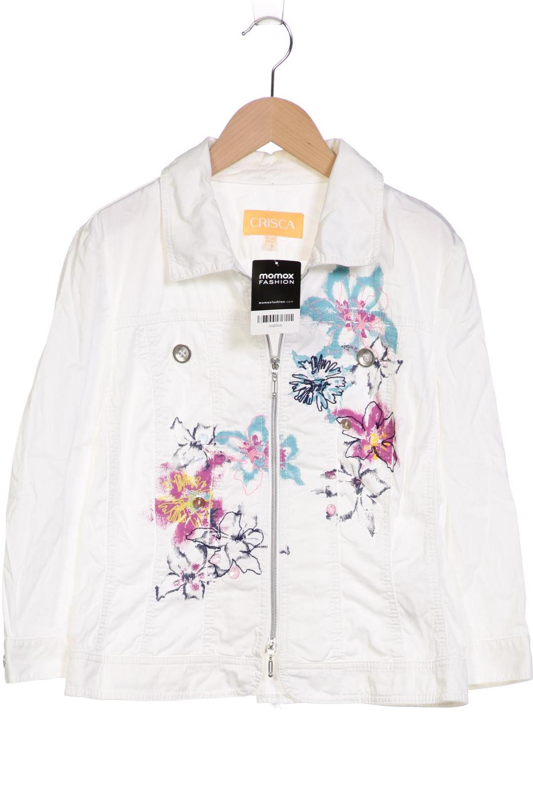 

Crisca Damen Jacke, weiß, Gr. 38