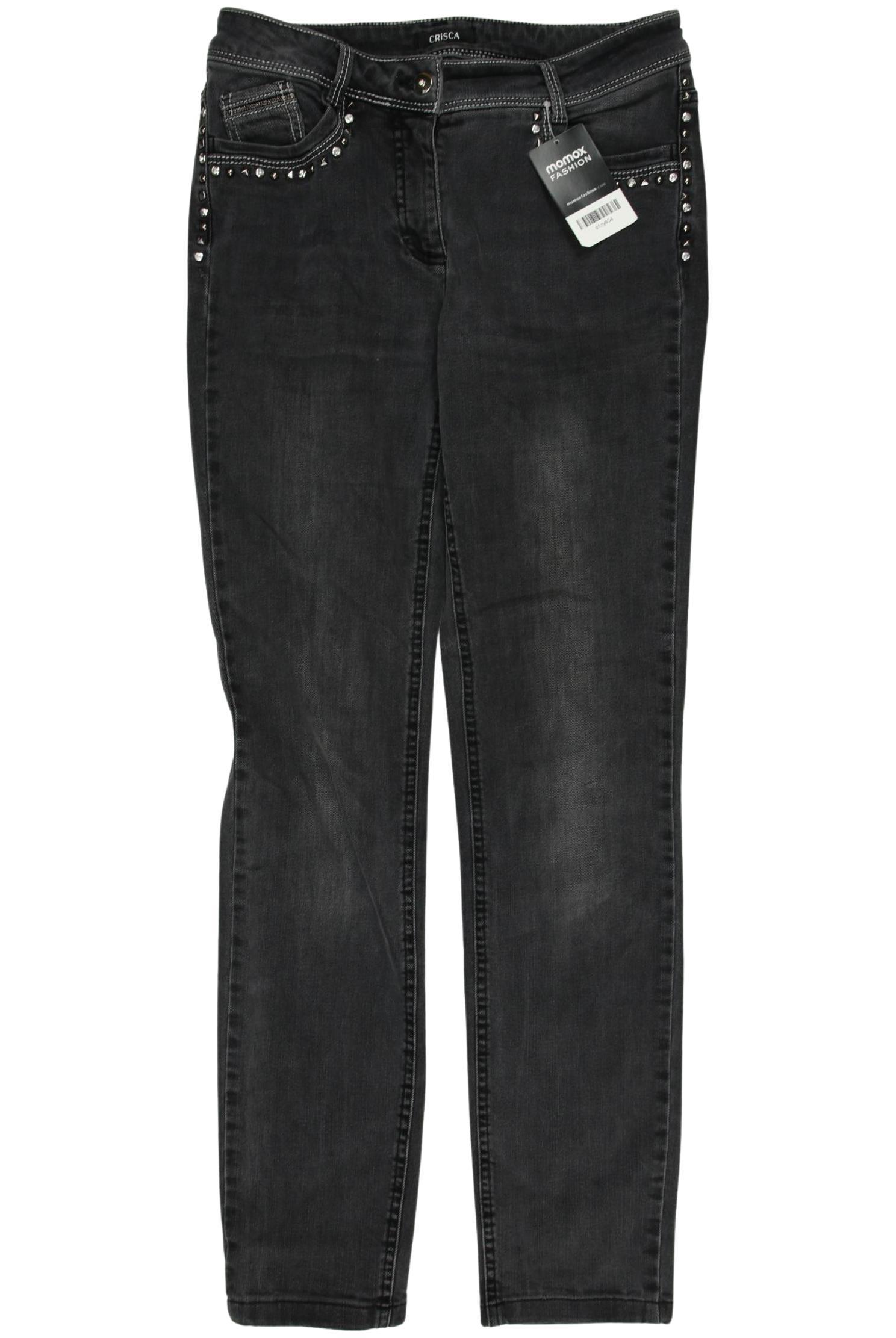 

Crisca Damen Jeans, grau, Gr. 28