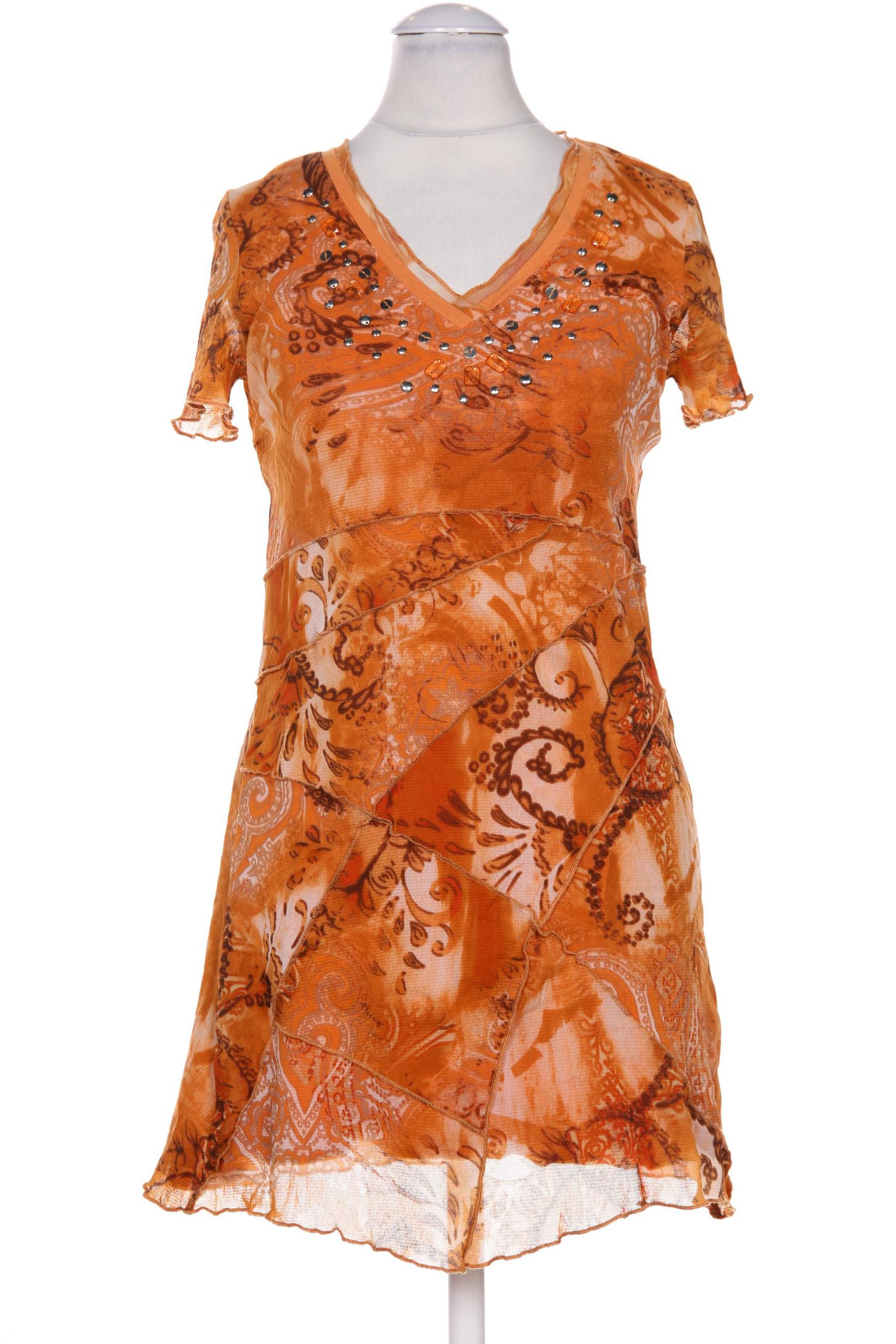 

Crisca Damen Kleid, orange, Gr. 34