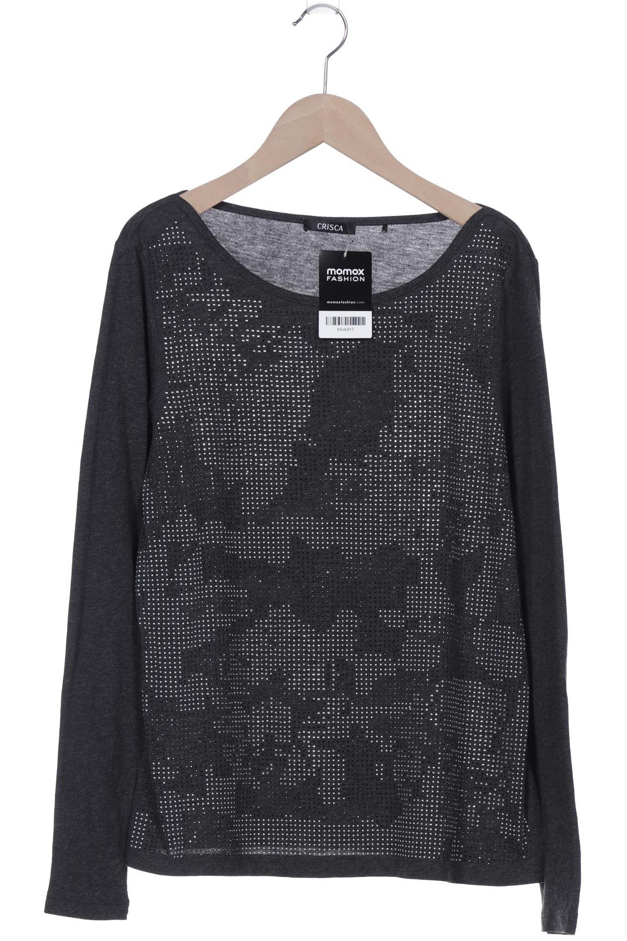 Thumbnail - Crisca Damen Langarmshirt, grau, Gr. 38