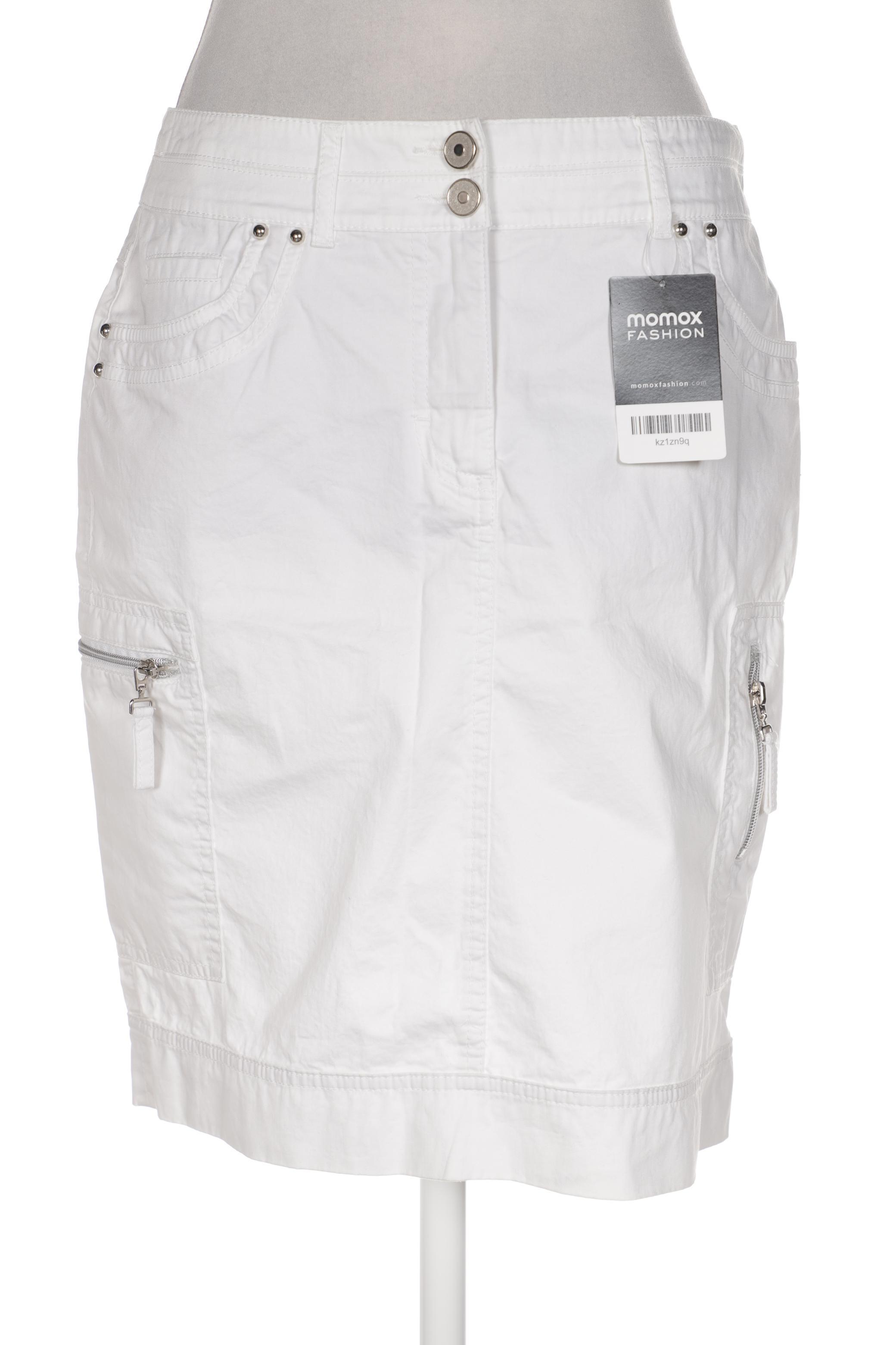 

Crisca Damen Rock, weiß, Gr. 34