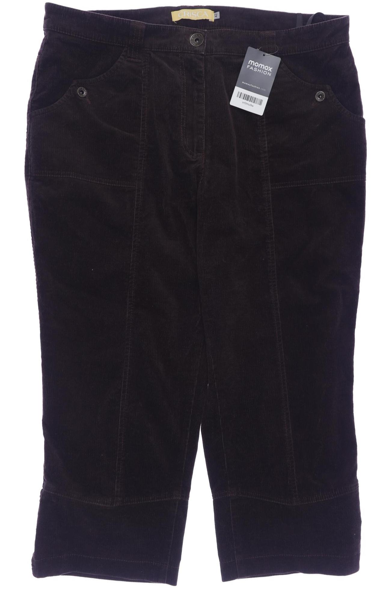 

Crisca Damen Stoffhose, braun, Gr. 42