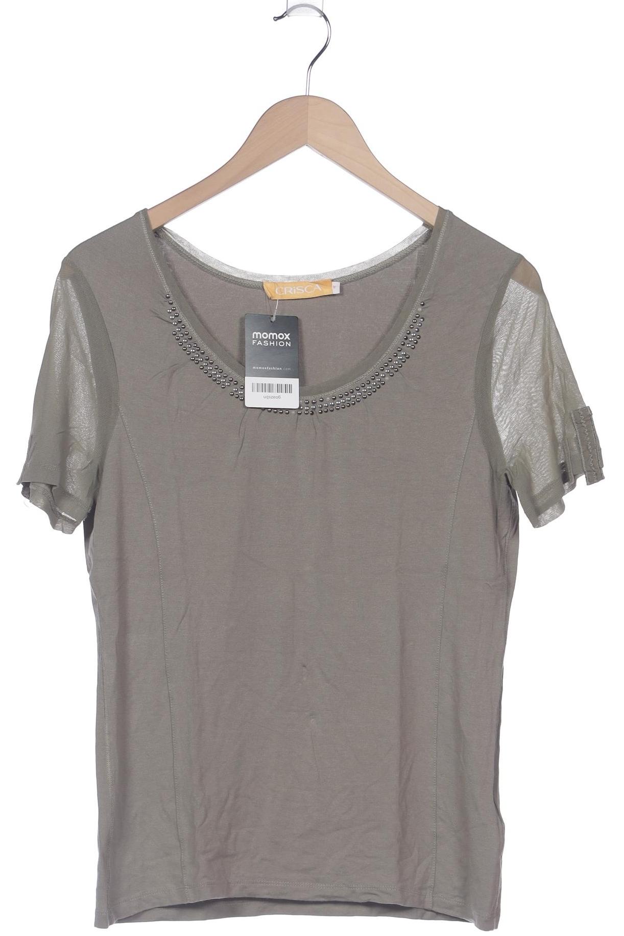 

Crisca Damen T-Shirt, grau, Gr. 38