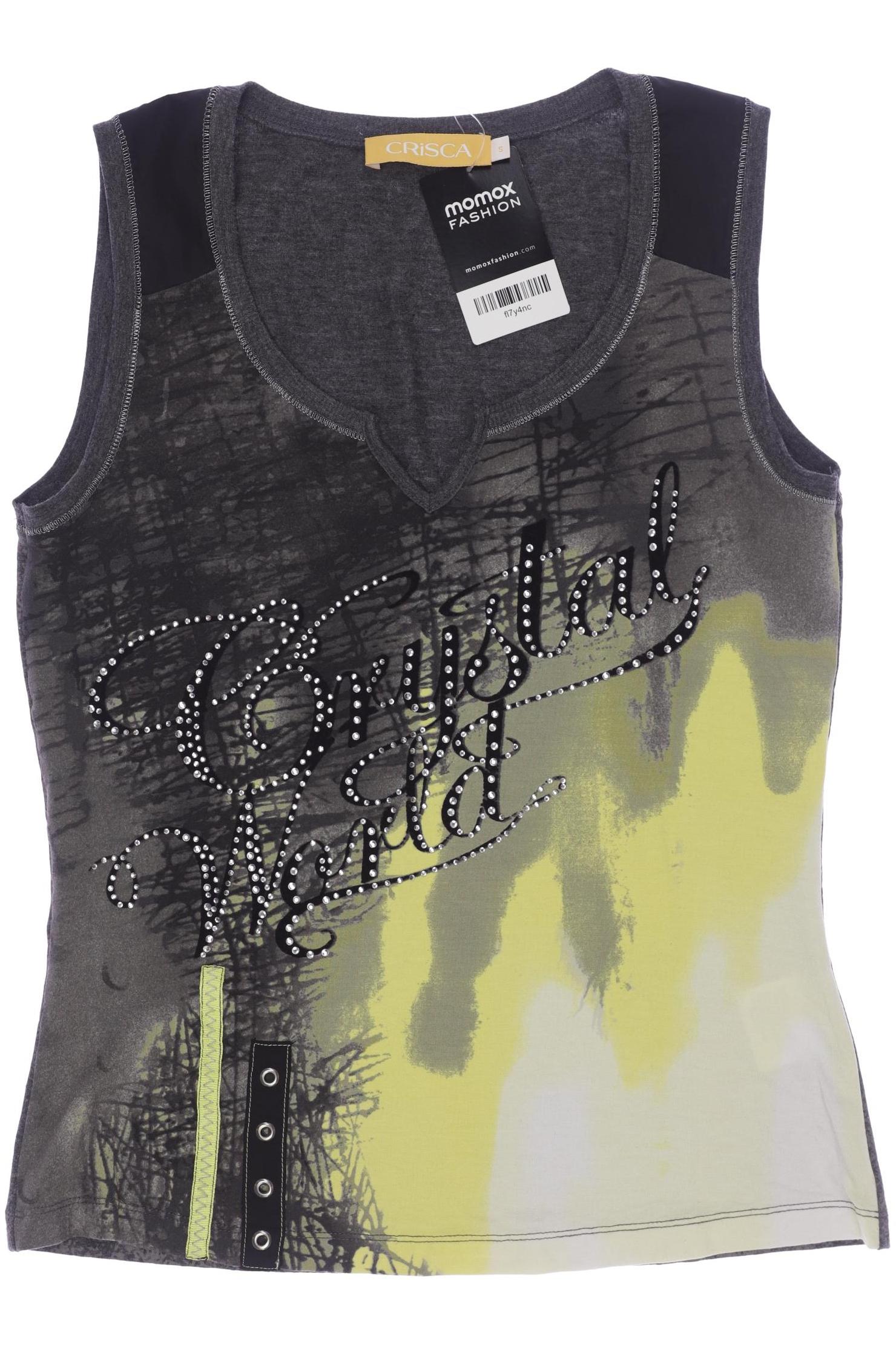 

Crisca Damen Top, grau, Gr. 36