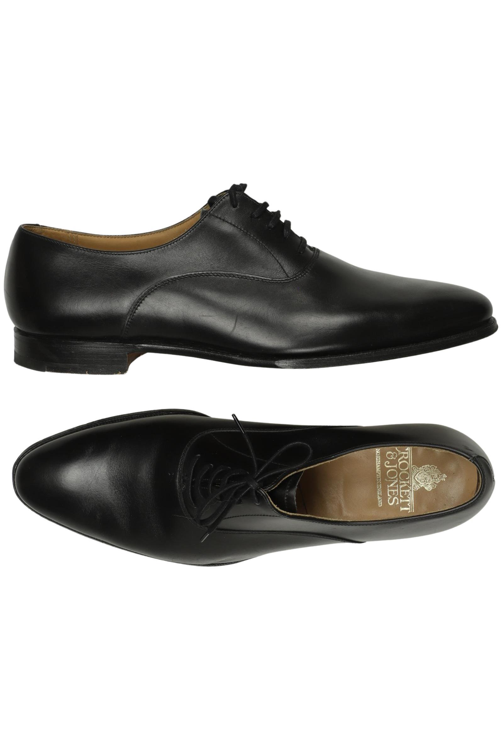 

Crockett & Jones Herren Halbschuh, schwarz, Gr. 8.5