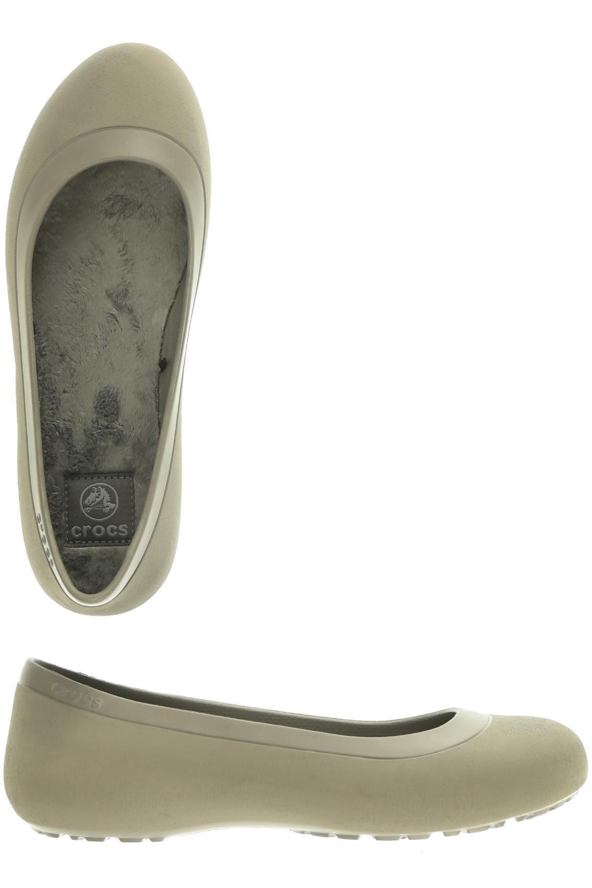 

Crocs Damen Ballerinas, grau, Gr. 10