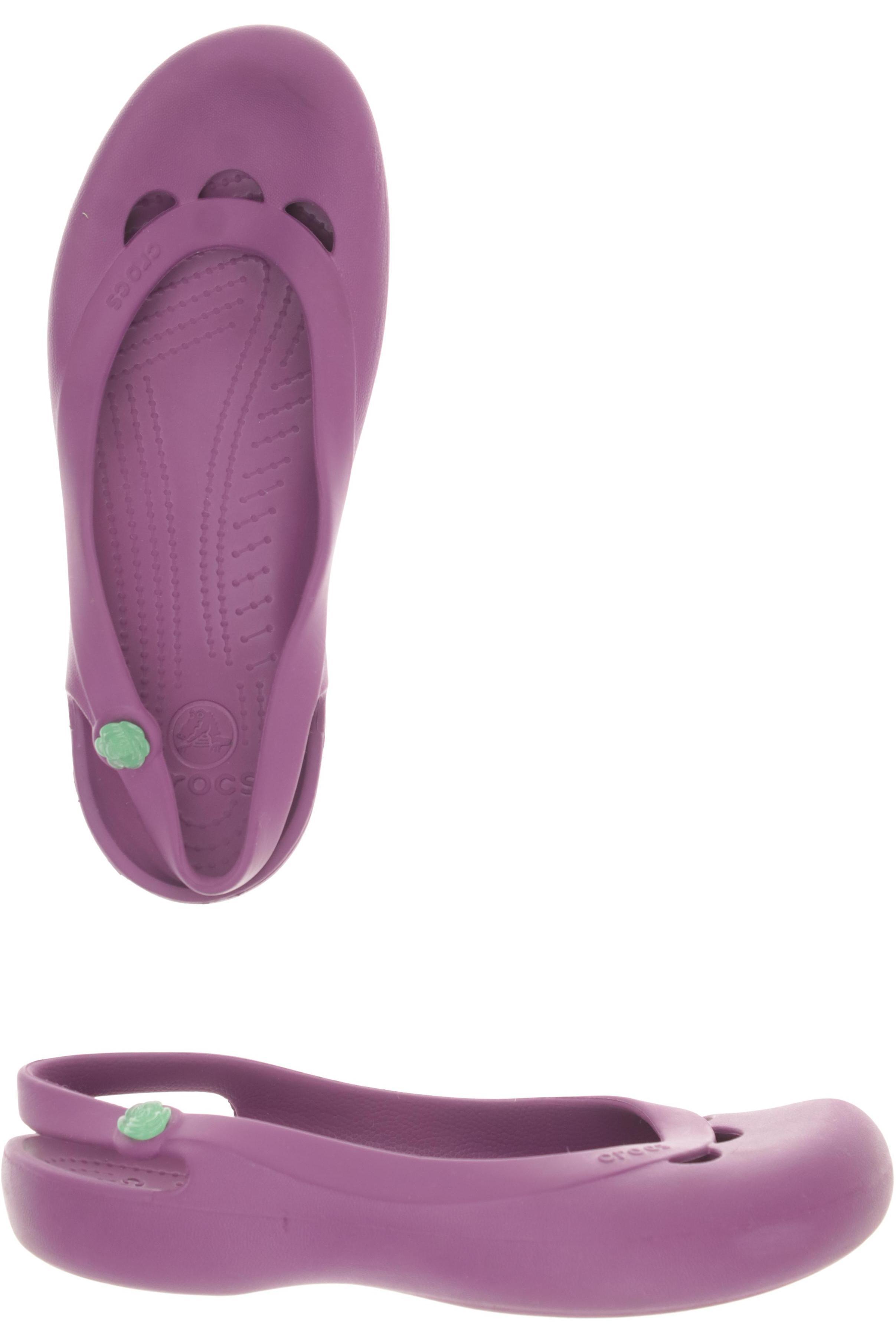

Crocs Damen Ballerinas, lila, Gr. 10