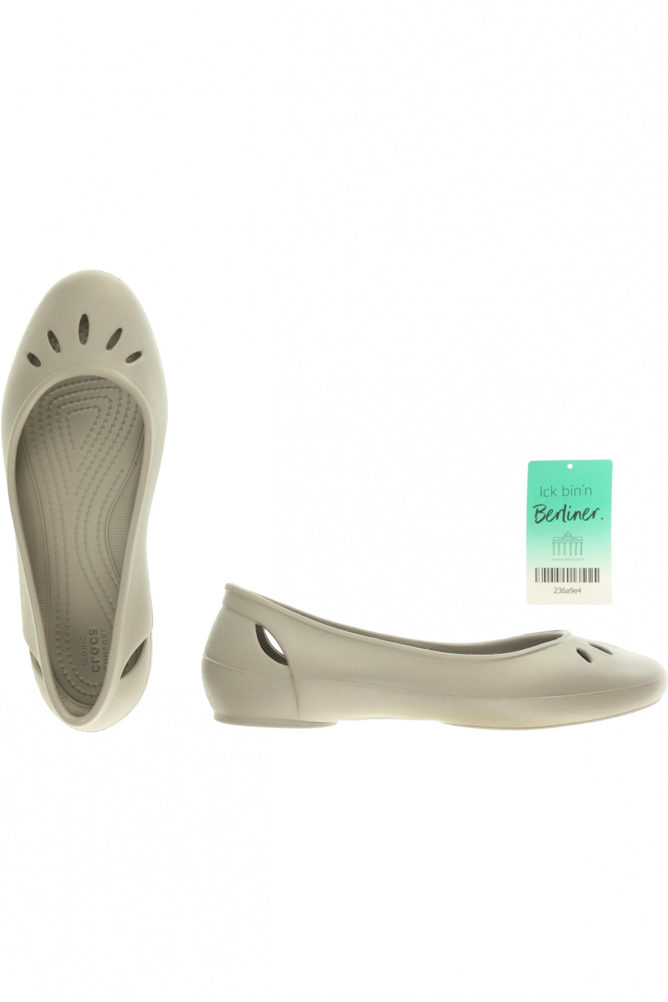 

Crocs Damen Ballerinas, grau, Gr. 7