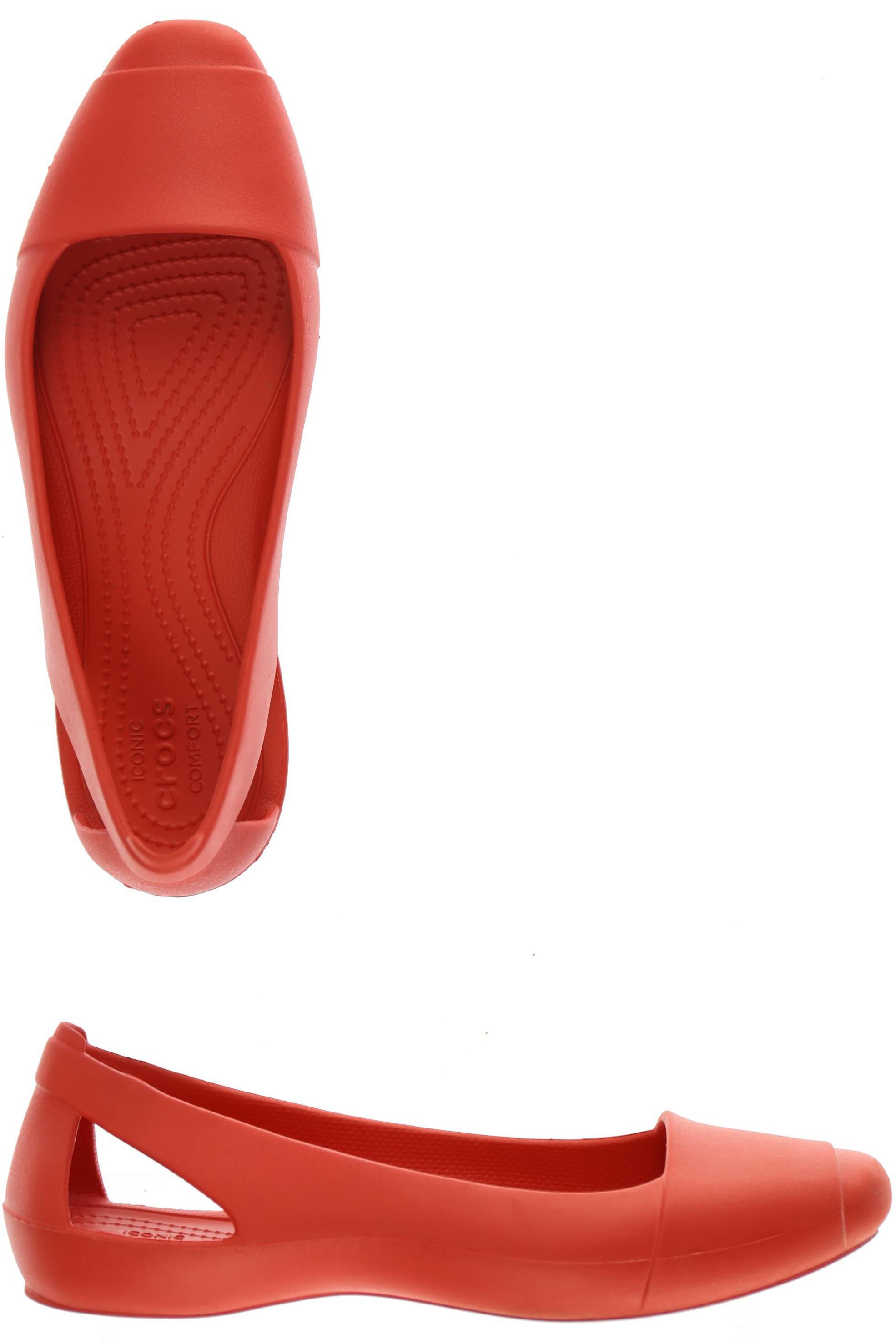 

Crocs Damen Ballerinas, rot, Gr. 8