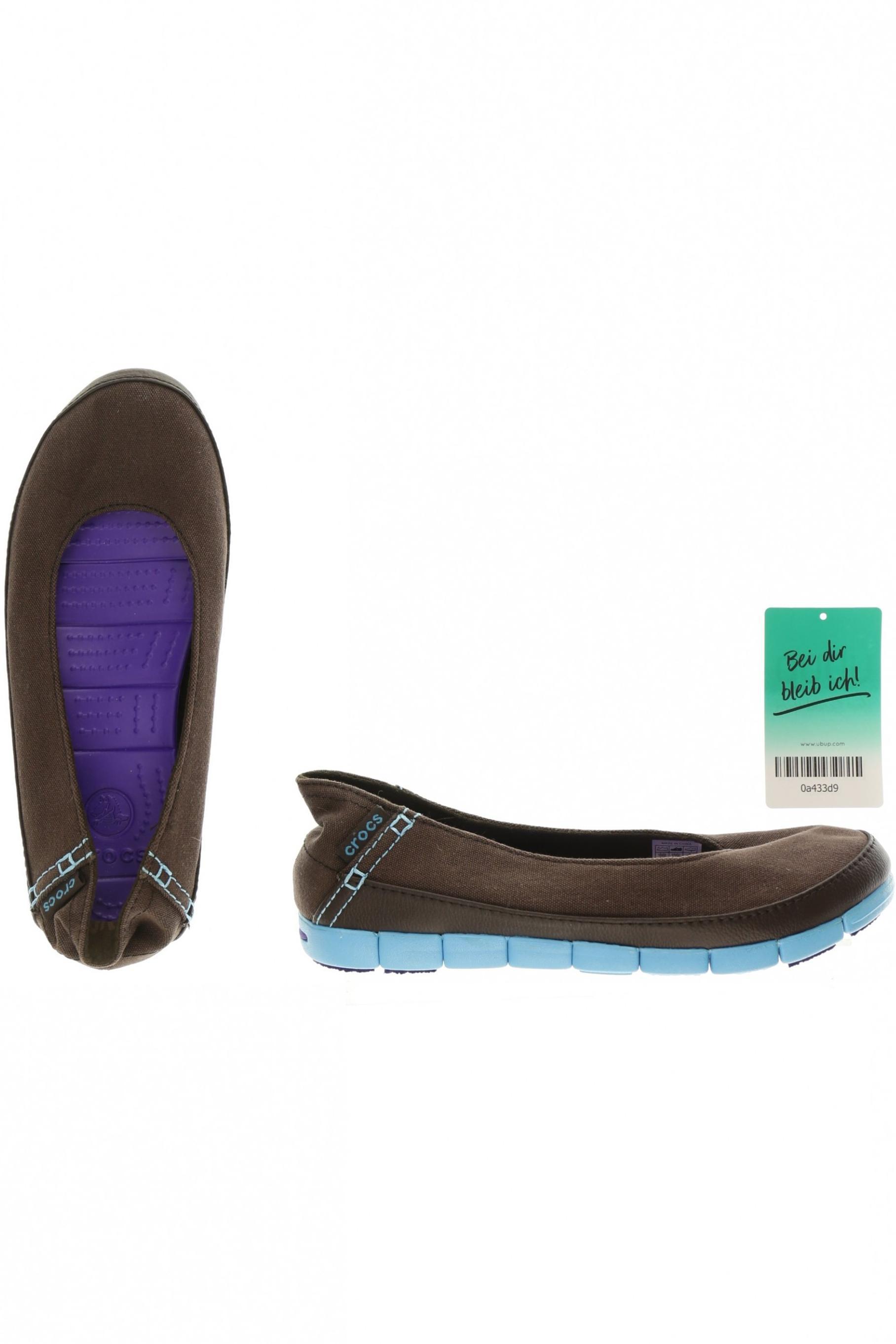 

Crocs Damen Ballerinas, braun, Gr. 6