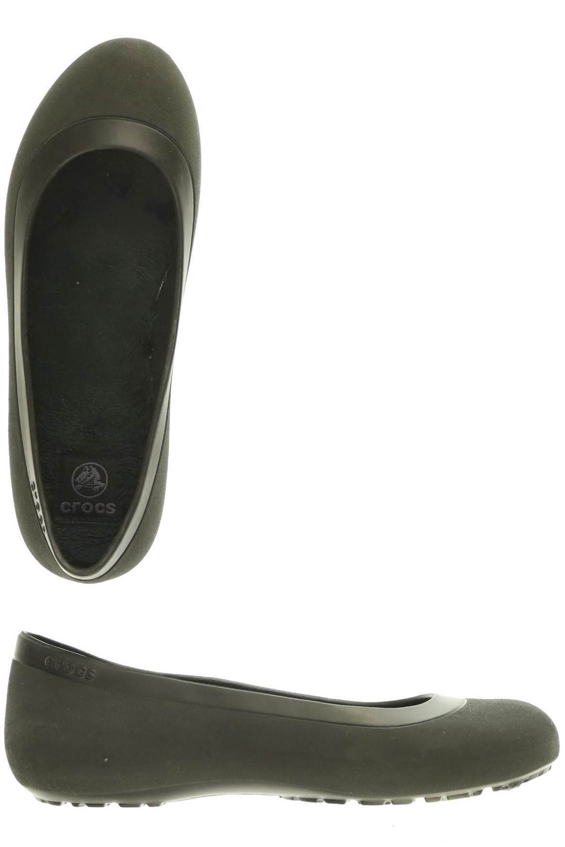 

Crocs Damen Ballerinas, grau, Gr. 10