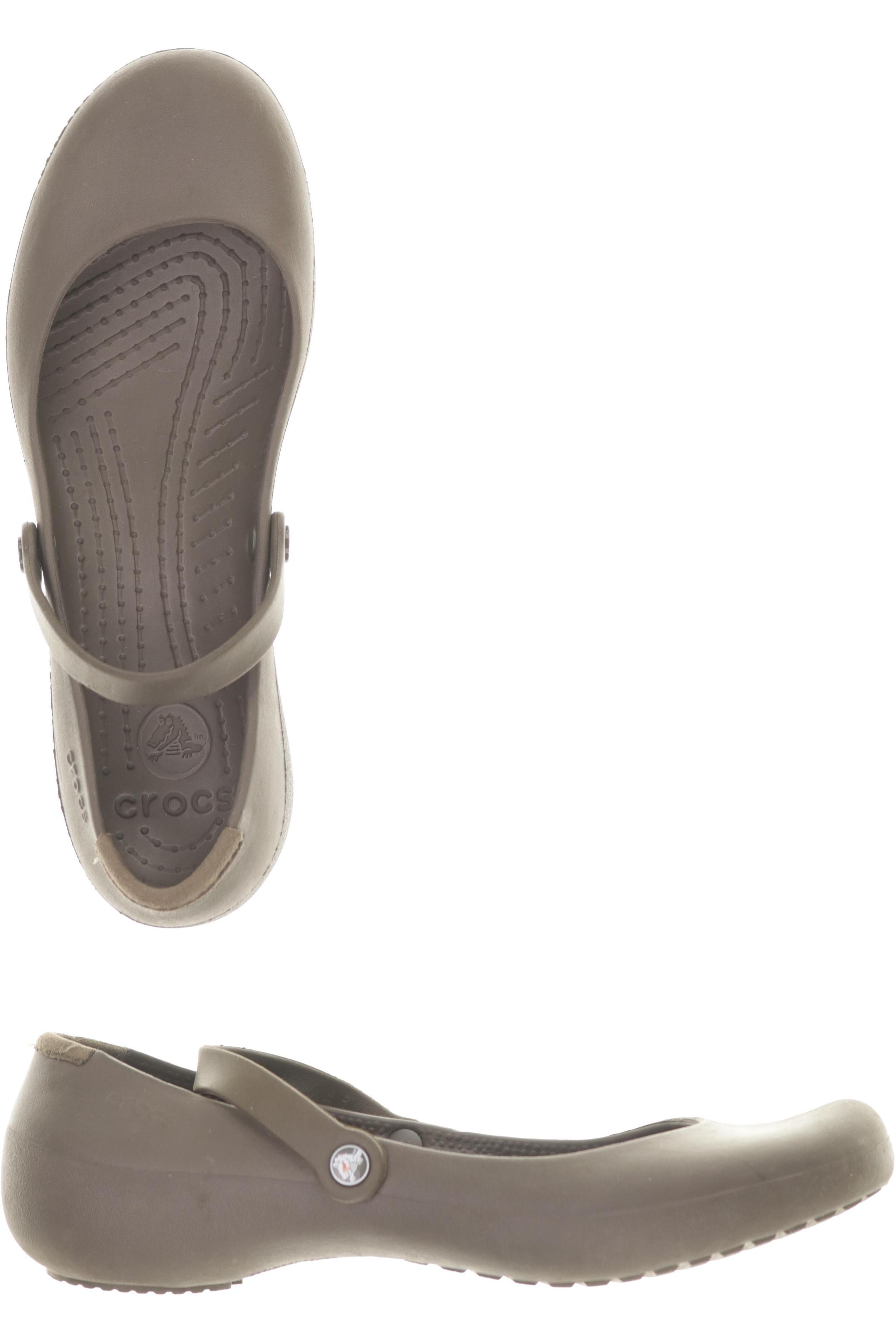

Crocs Damen Ballerinas, braun, Gr. 9
