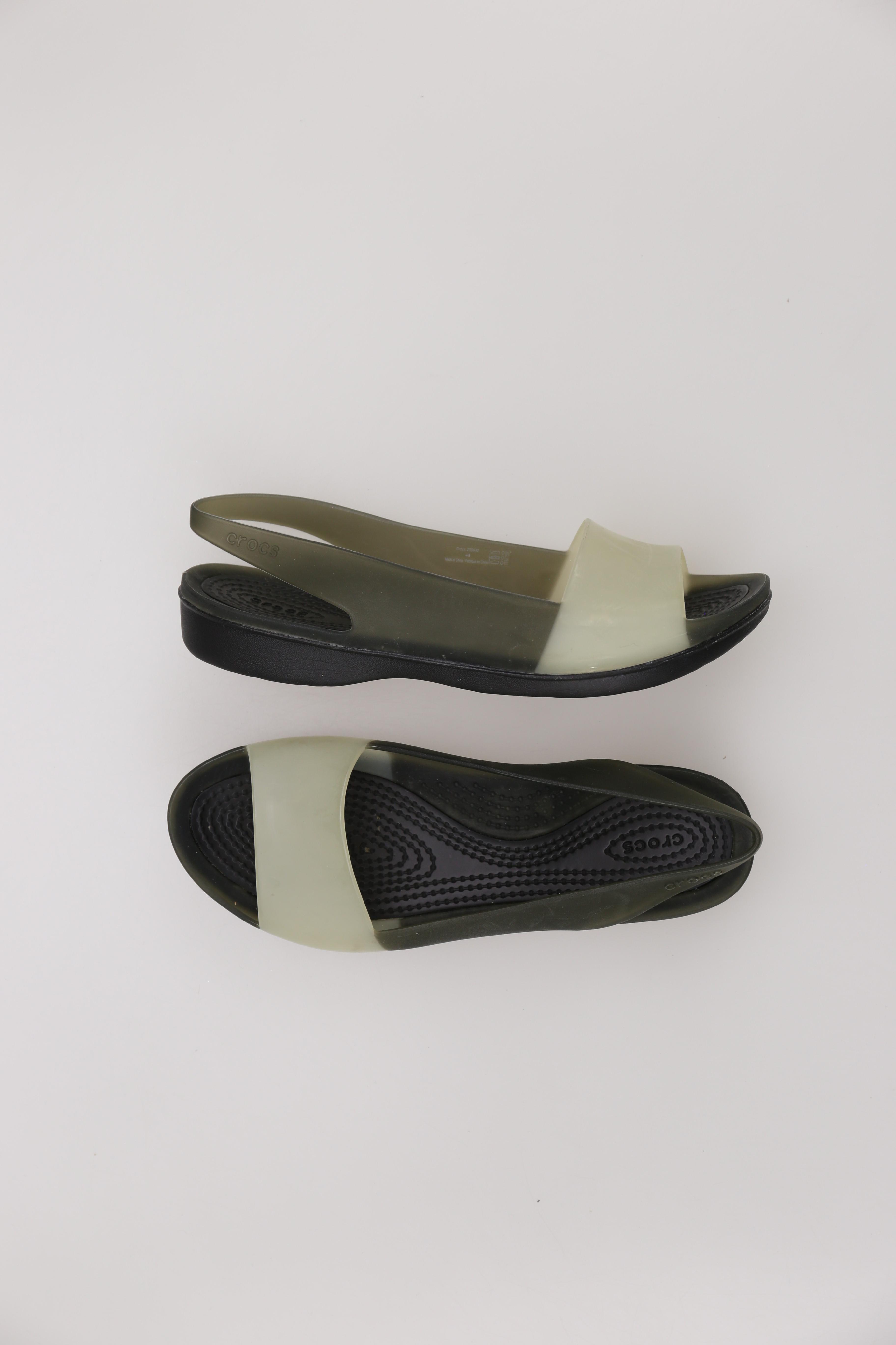 

Crocs Damen Sandale, grau, Gr. 5