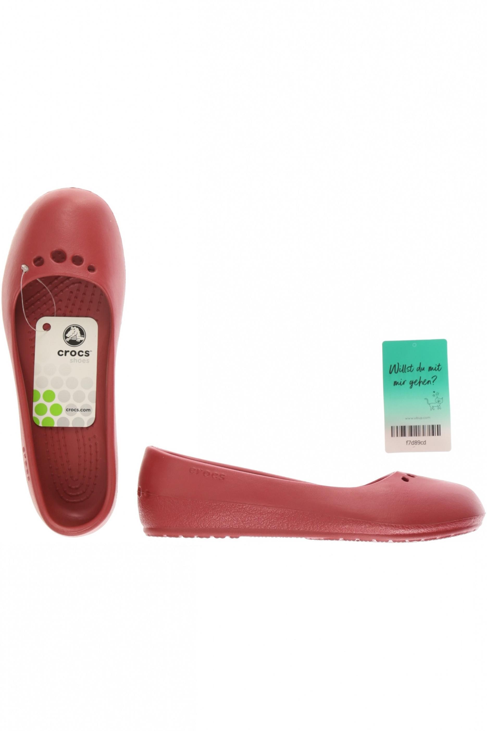 

Crocs Damen Ballerinas, rot, Gr. 7